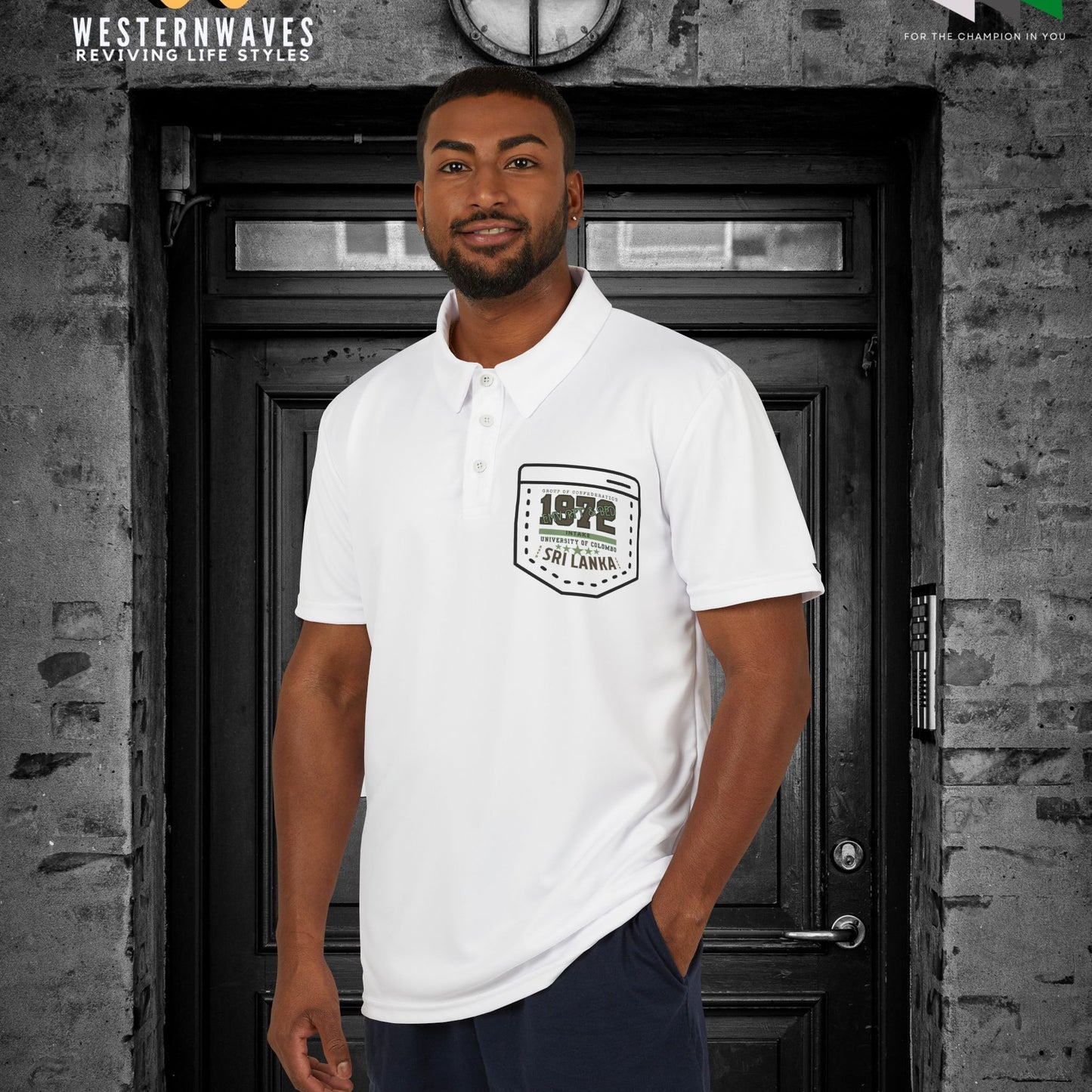 Unisex Polo Shirt (AOP)_ N3+ Series USPOLOS PT2WW001_ Limited Edition Timeless Look by WesternWaves: