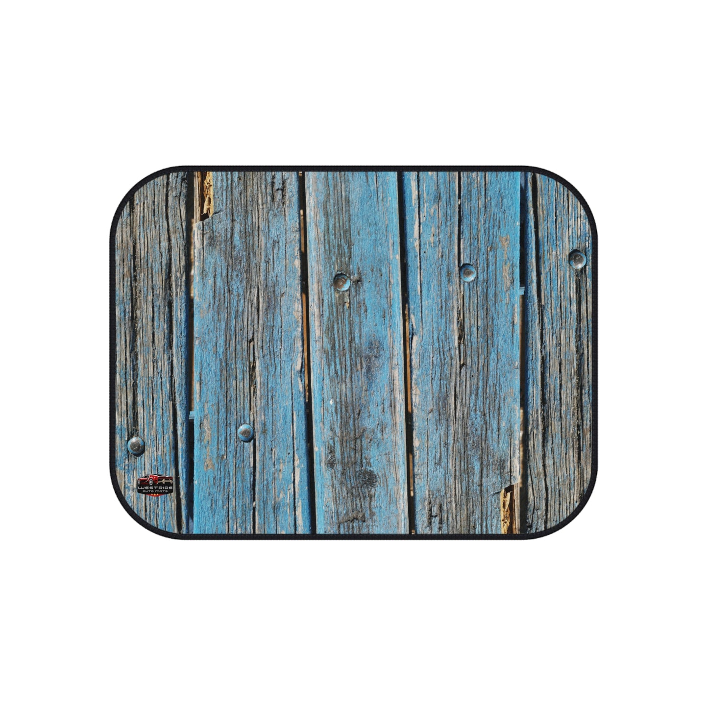 Car Floor Mats Set of 4- Rustic Wood Effect_ Series N8+ CMSO4RWE PT2WW004_ Limited Edition Stylish Floor Liners by WesternWaves: