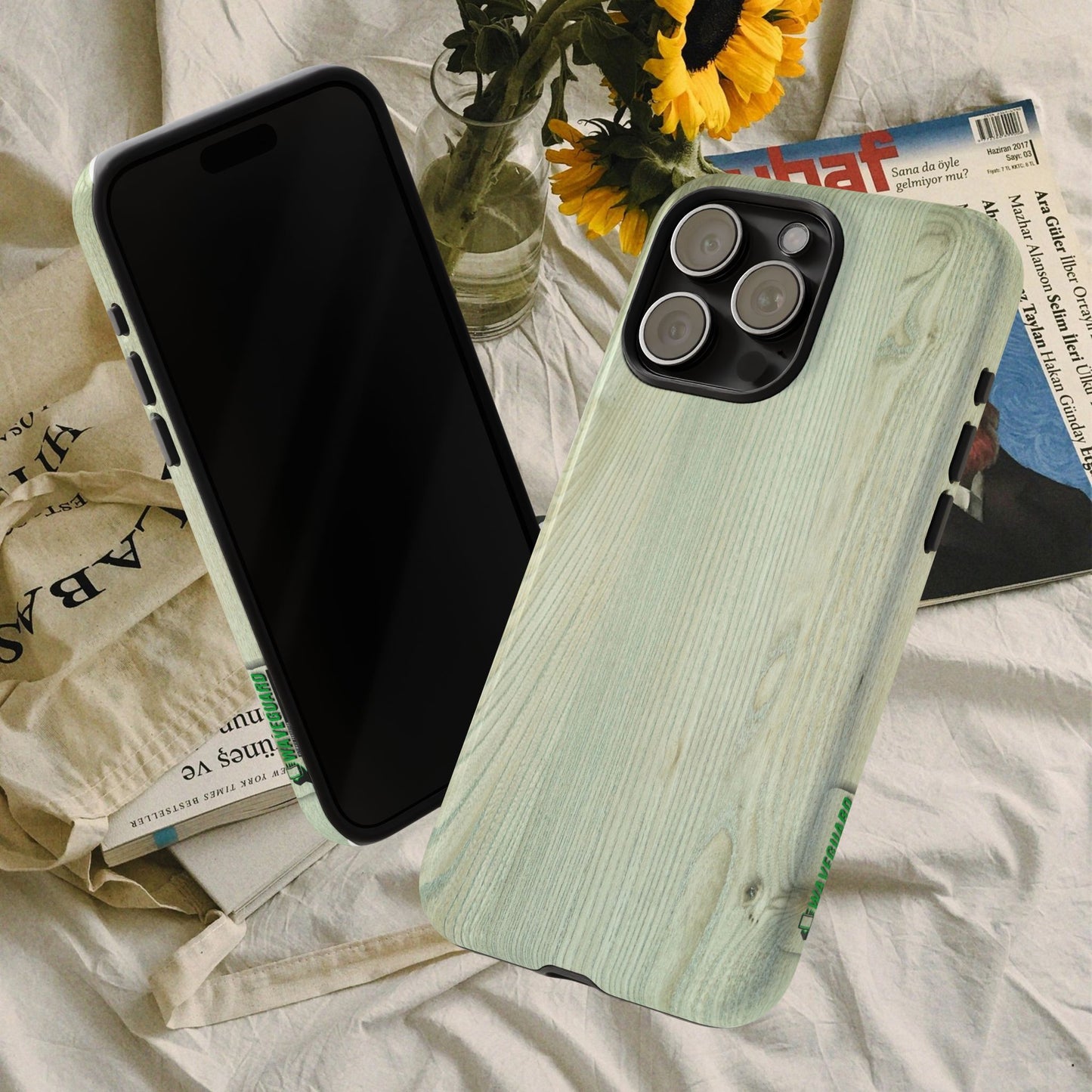 Tough Cases_ iPhone Case_ Series N8+ TCPCASE PT2WW005_ Limited Edition Wooden Grain Phone Case for iPhones by WesternWaves_