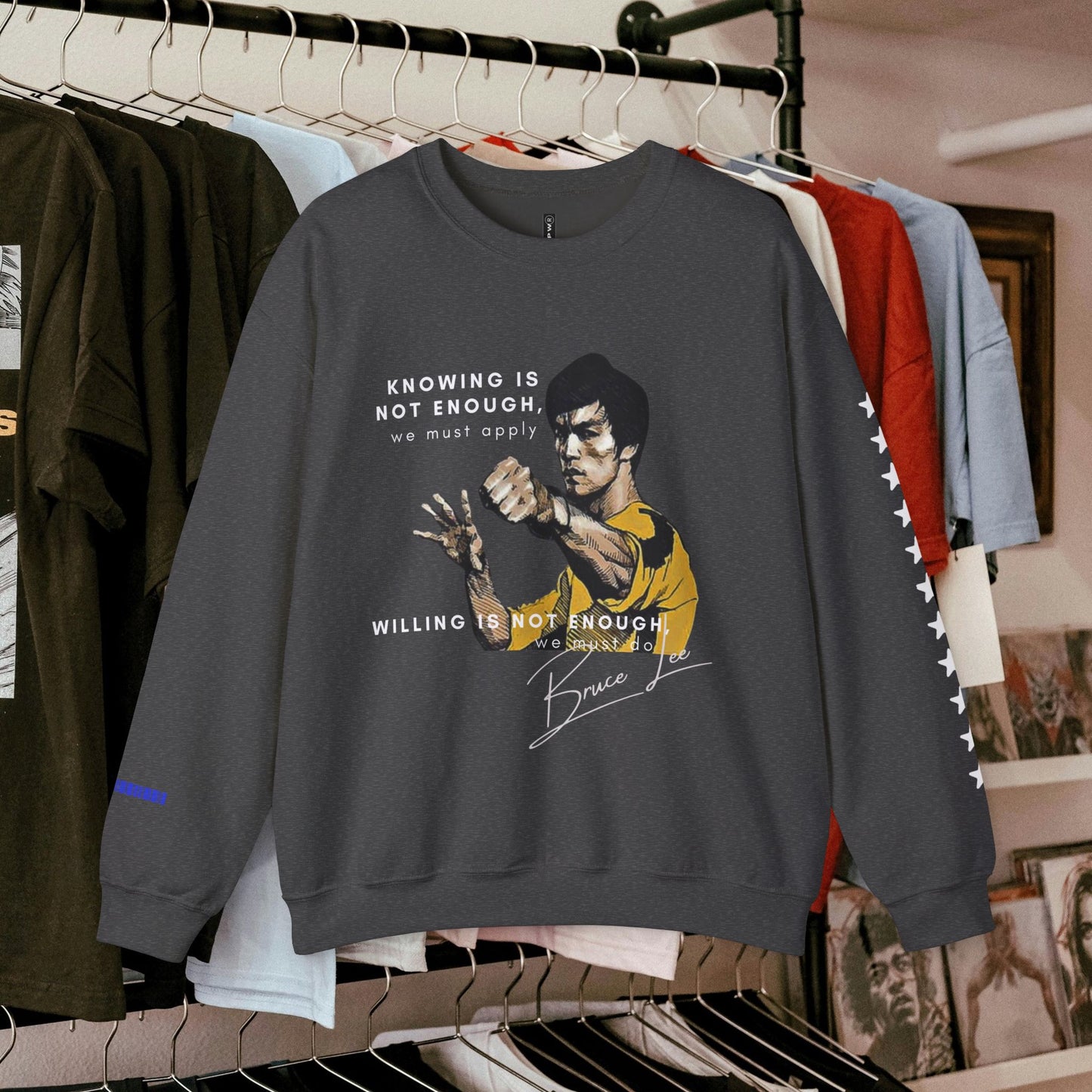 Unisex Heavy Blend™ Crewneck Sweatshirt_ N2+ Sports Series UHBCSS PT2WW008_ Limited Edition ‘Zeztz’ Brand Sports Elements by WesternWaves: