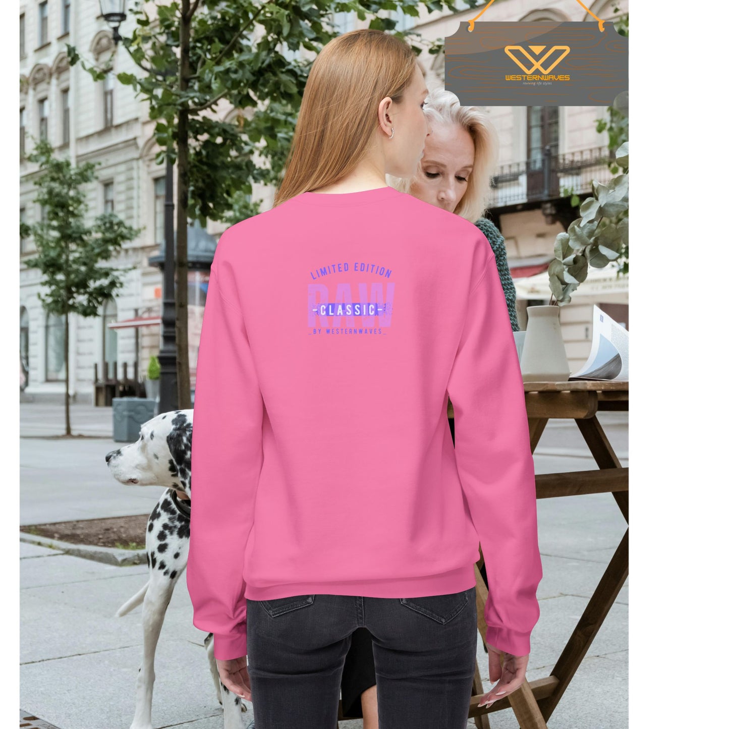 Softstyle Fleece Sweatshirt - N3+ Series SSFSS PT2WW001_ Limited Edition Cozy, Eco-Friendly, Unisex product by WesternWaves: