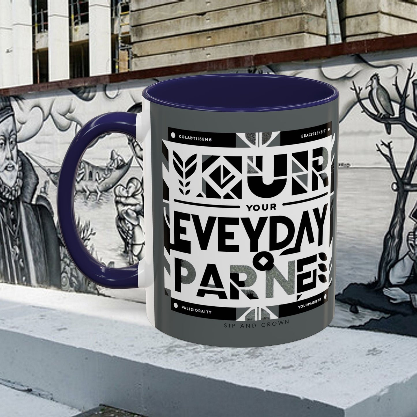 Accent Coffee Mug 11oz _ N3* Series ACM11OZ PT2WW021_ Limited Edition Perfect Blend of Style by WesternWaves: