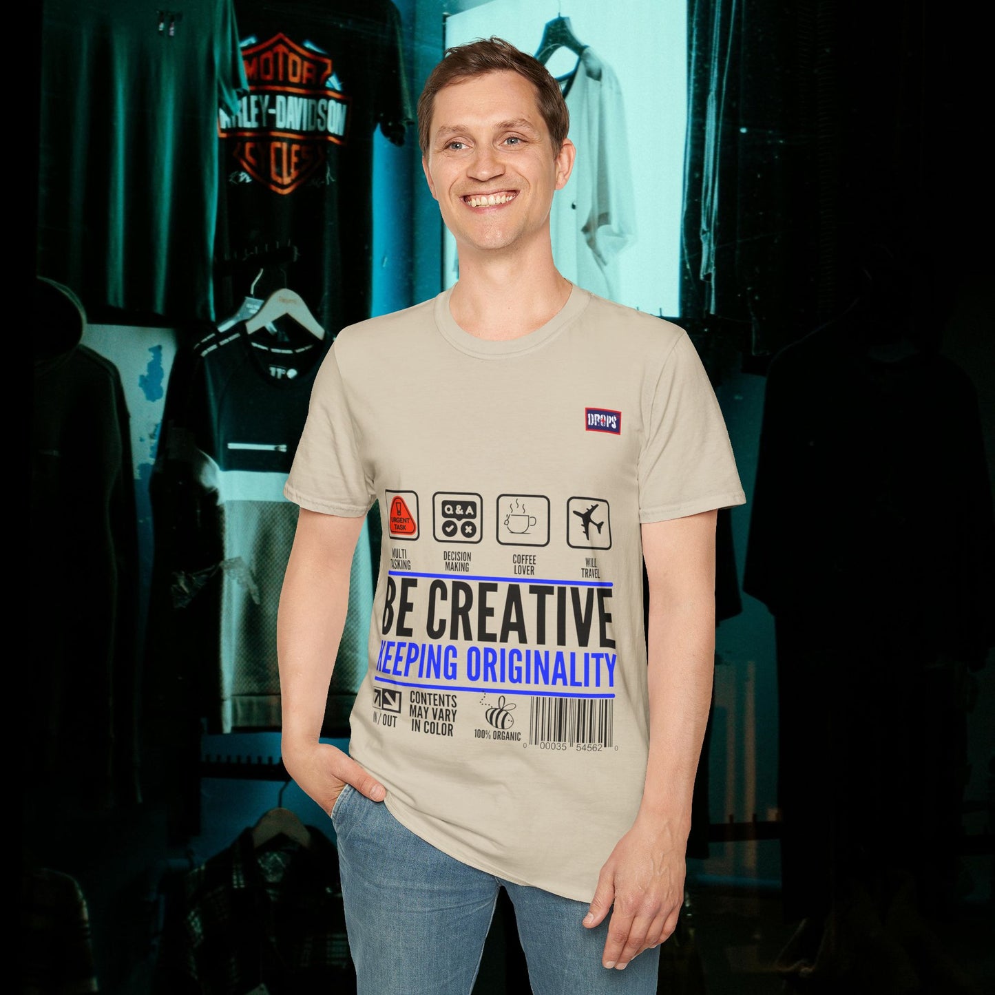 Unisex Softstyle T-Shirt_ N2+ Series USSTS FT2WW007_ Redefine Relaxation Limited Edition by WesternWaves:
