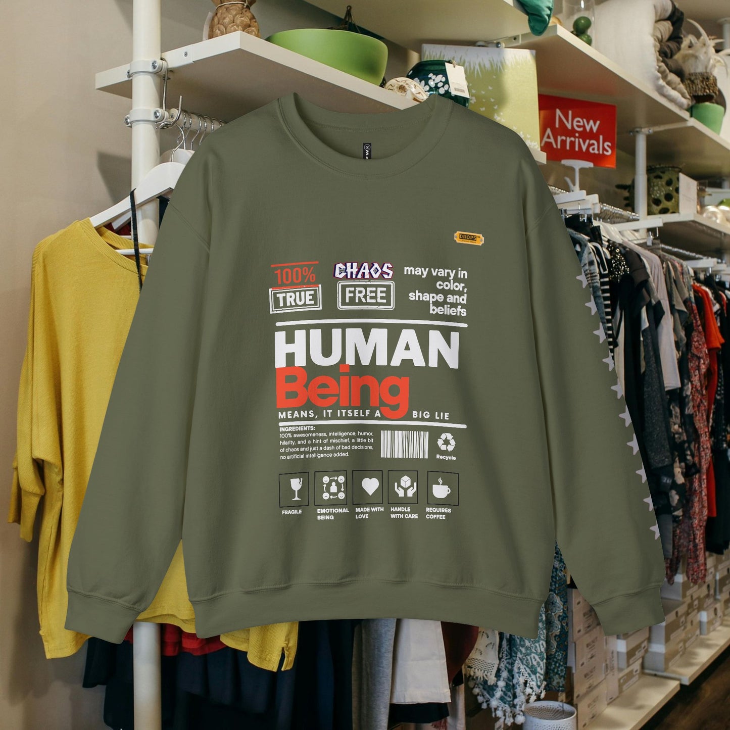 Unisex Heavy Blend™ Crewneck Sweatshirt_ N2 Series UHBCSS PT2WW019_ Limited Edition Pure Luxury By WesternWaves: