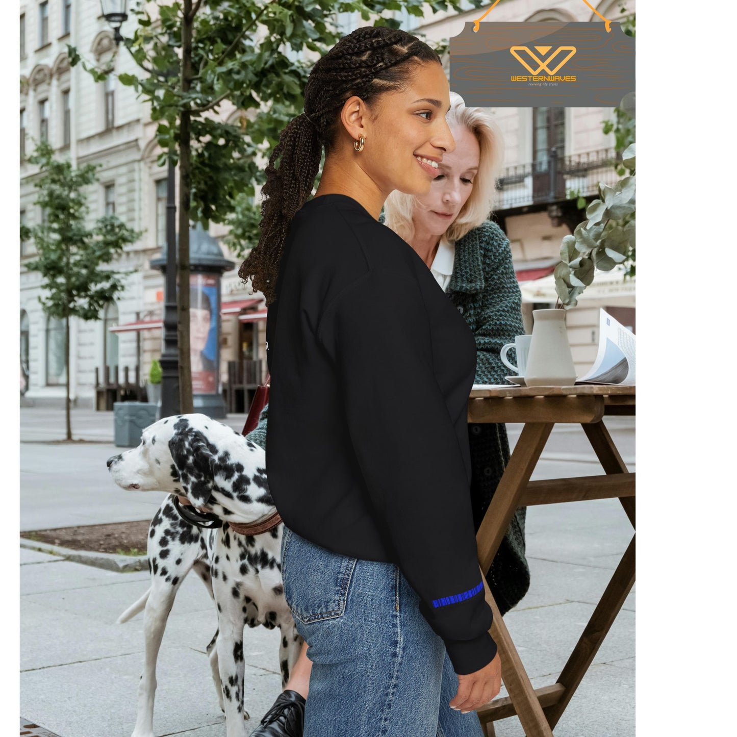 Unisex Heavy Blend™ Crewneck Sweatshirt_ N3+ Series UHBCSS PT2WW032_ Limited Edition Pure Luxury By WesternWaves: