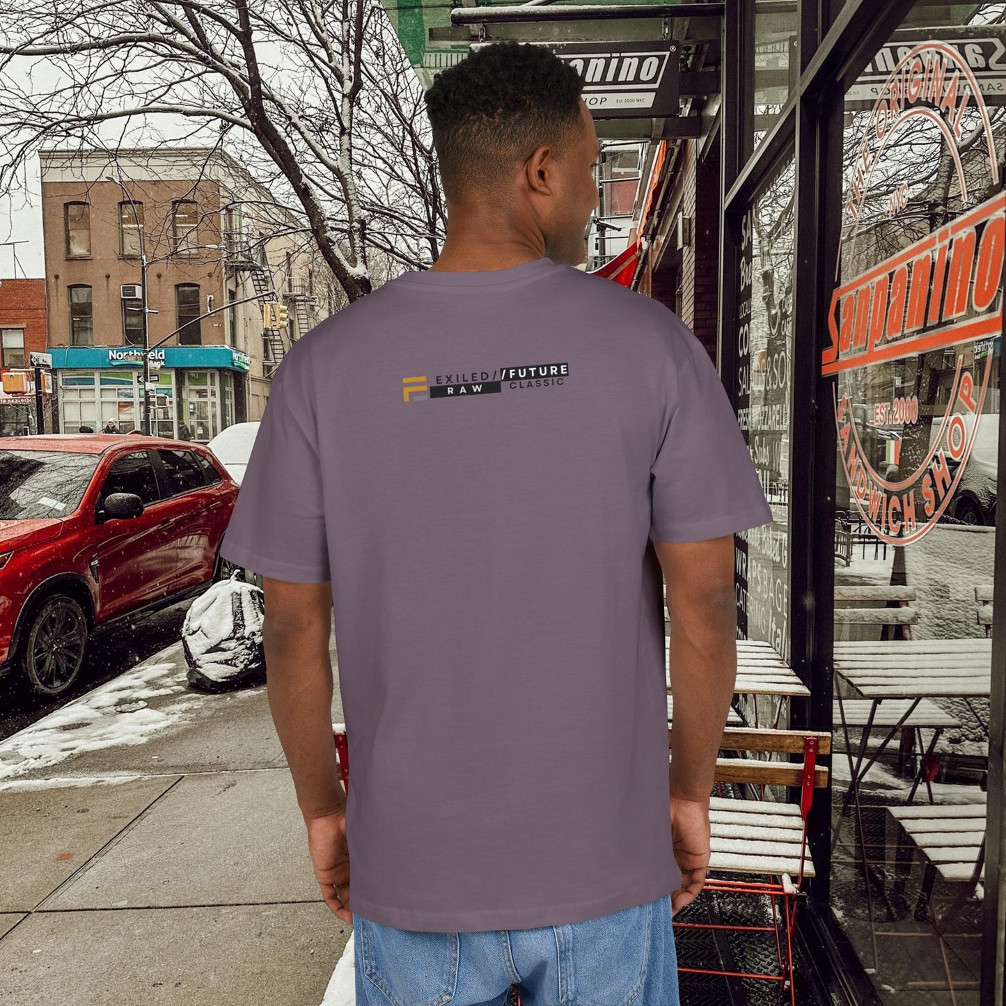 Unisex Heavy Oversize Tee_ Series N8 USHOSTEE PT2WW001_ Limited Edition Retro Casual Streetwear by WesternWaves: