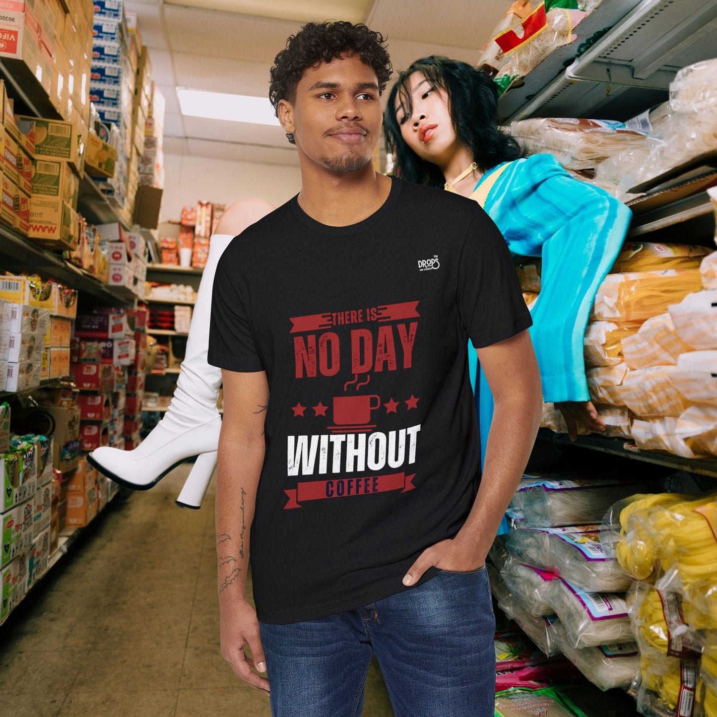 Unisex Recycled Organic T-Shirt_ N7* Series USRCOTS PT2WW001_ Limited Edition by WesternWaves: