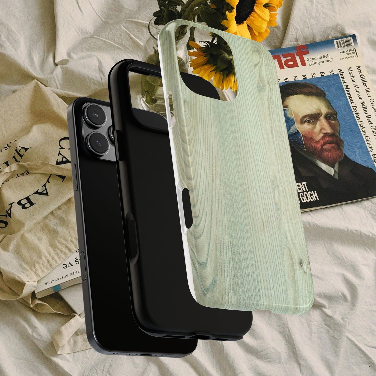 Tough Cases_ iPhone Case_ Series N8+ TCPCASE PT2WW005_ Limited Edition Wooden Grain Phone Case for iPhones by WesternWaves_