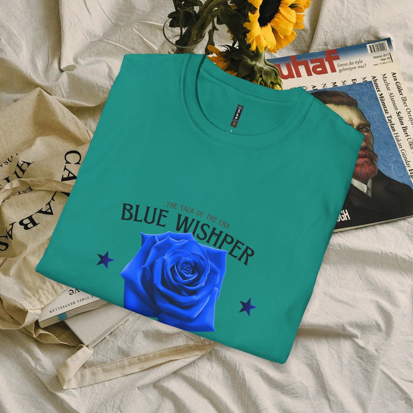 Unisex Softstyle T-Shirt_ N3+ Series USSTS FT2WW005_ Limited Edition Redefines & Relaxation by WesternWaves: