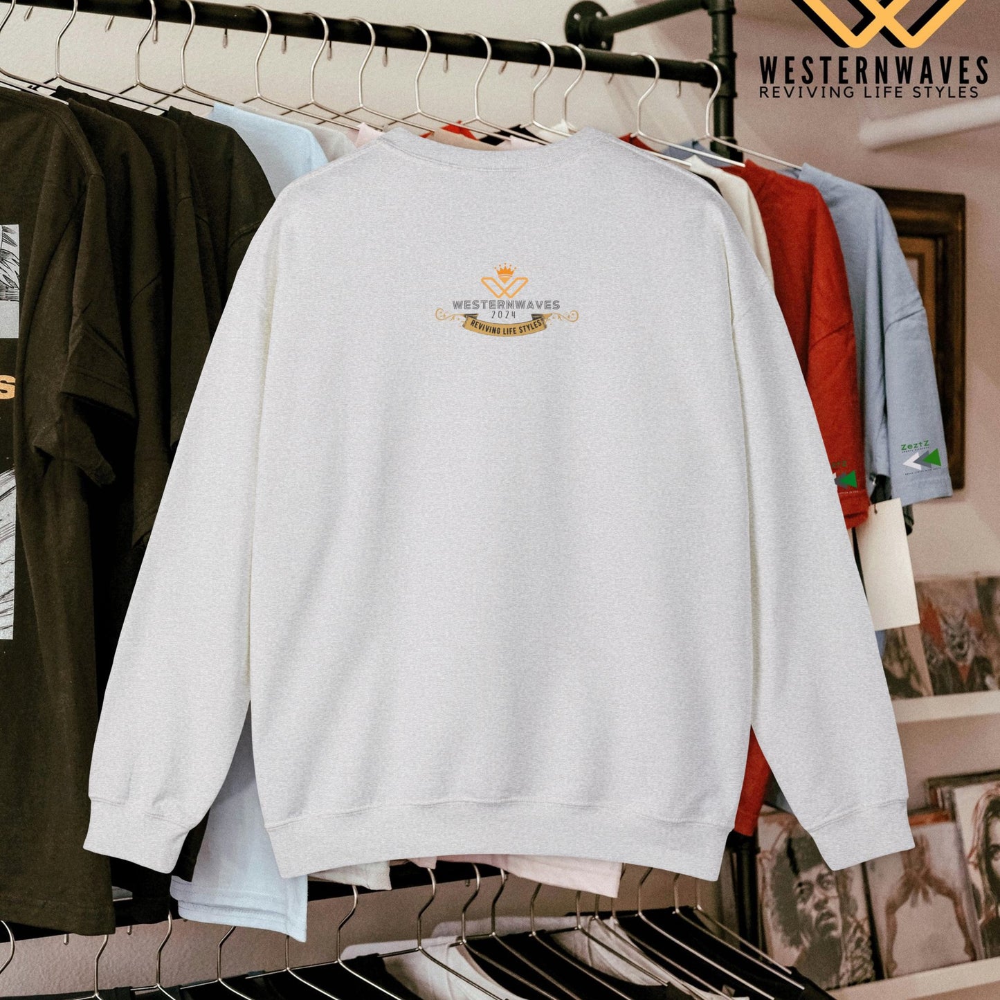 Seasonal Seller Unisex Sweatshirt_ N3+ Series SSSSPT2WW003_ Limited Edition Seasonal Offer by WesternWaves: