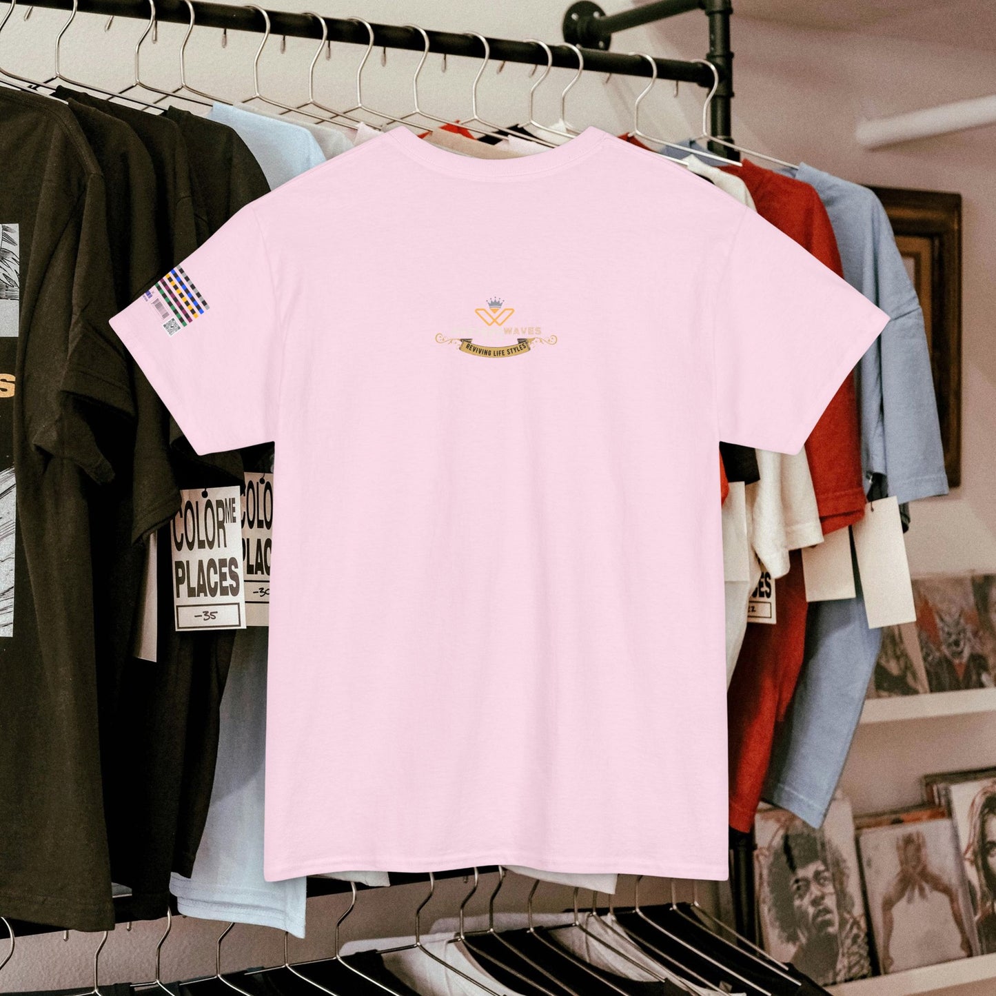 Unisex Heavy Cotton Tee_ Crafted from premium 100% cotton_ N+ Series UHCT PT2WV011_ Limited Edition by WesternWaves: