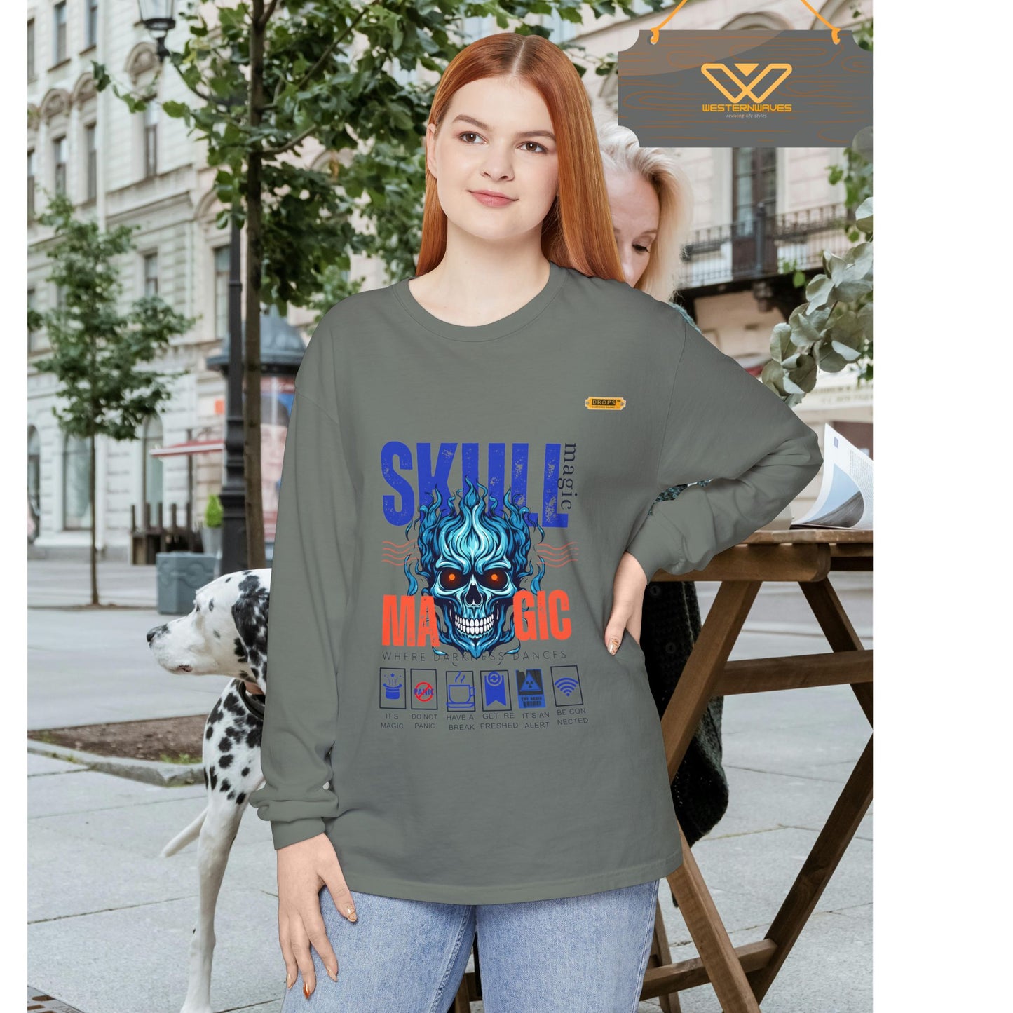 Unisex Long Sleeve T-Shirt_ N7 Series USLSTSHIRT PT2WW002_ Limited Edition Trendy Vibes by WesternWaves: