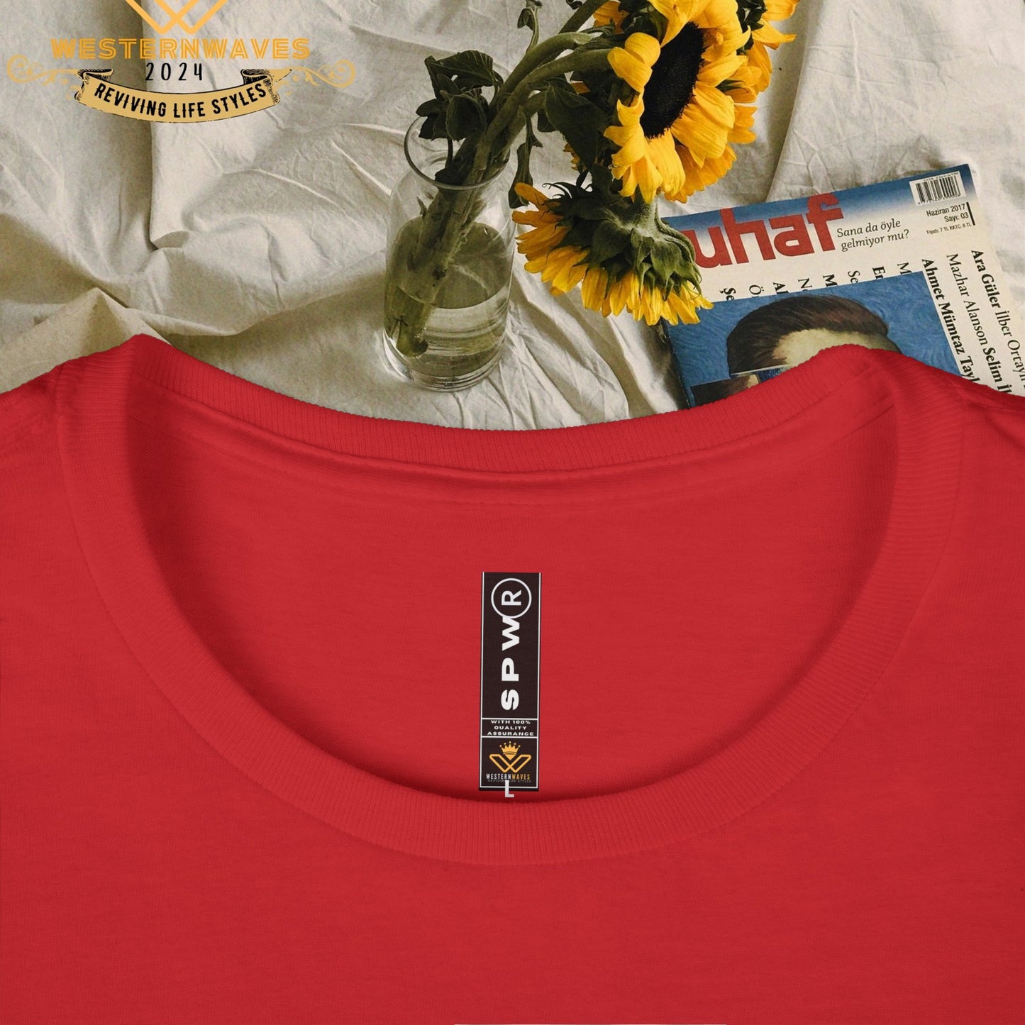 Women's Softstyle Tee_ for Effortless Chic_ N2+ Series WSST PT2WW005_ Limited Edition Feminine & Sophisticated Style by WesternWaves: