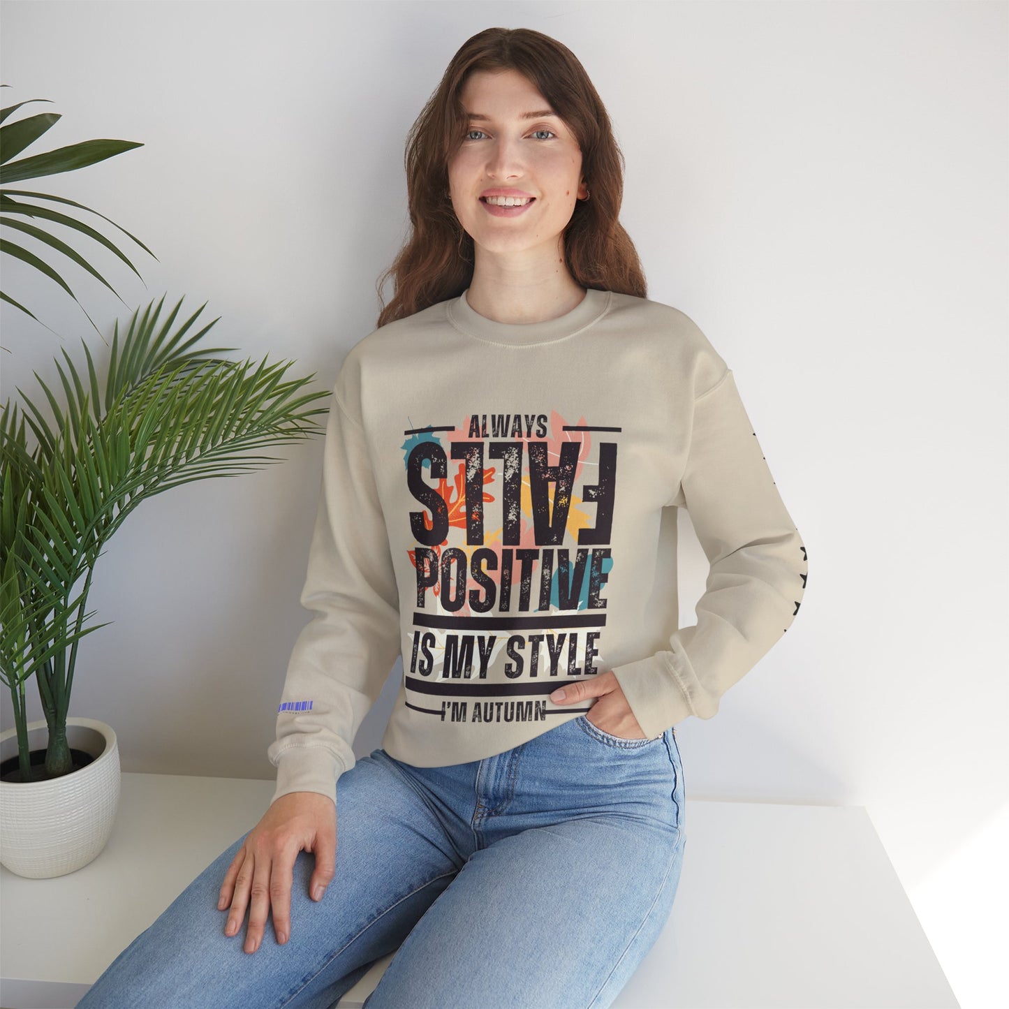 Unisex Heavy Blend™ Crewneck Sweatshirt_ N2+ Series UHBCSS PT2WW027_ Limited Edition Pure Luxury By WesternWaves:
