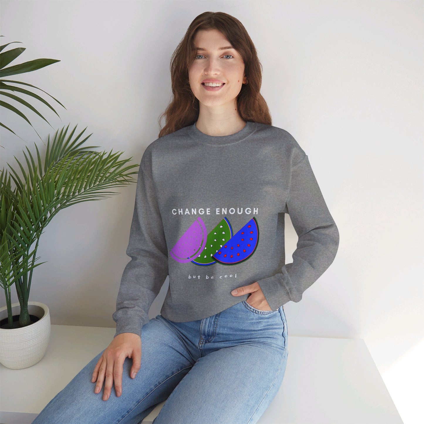 Unisex Heavy Blend™ Crewneck Sweatshirt_ N2+ Series UHBCSS PT2WW003_L imited Edition Pure Luxury for Every Occasion by WesternWaves: