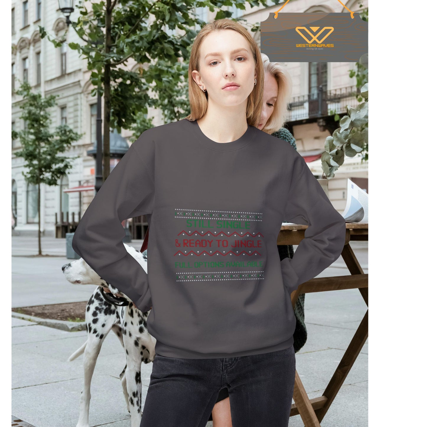 Softstyle Fleece Sweatshirt - N3+ Series SSFSS PT2WW001_ Limited Edition Cozy, Eco-Friendly, Unisex product by WesternWaves: