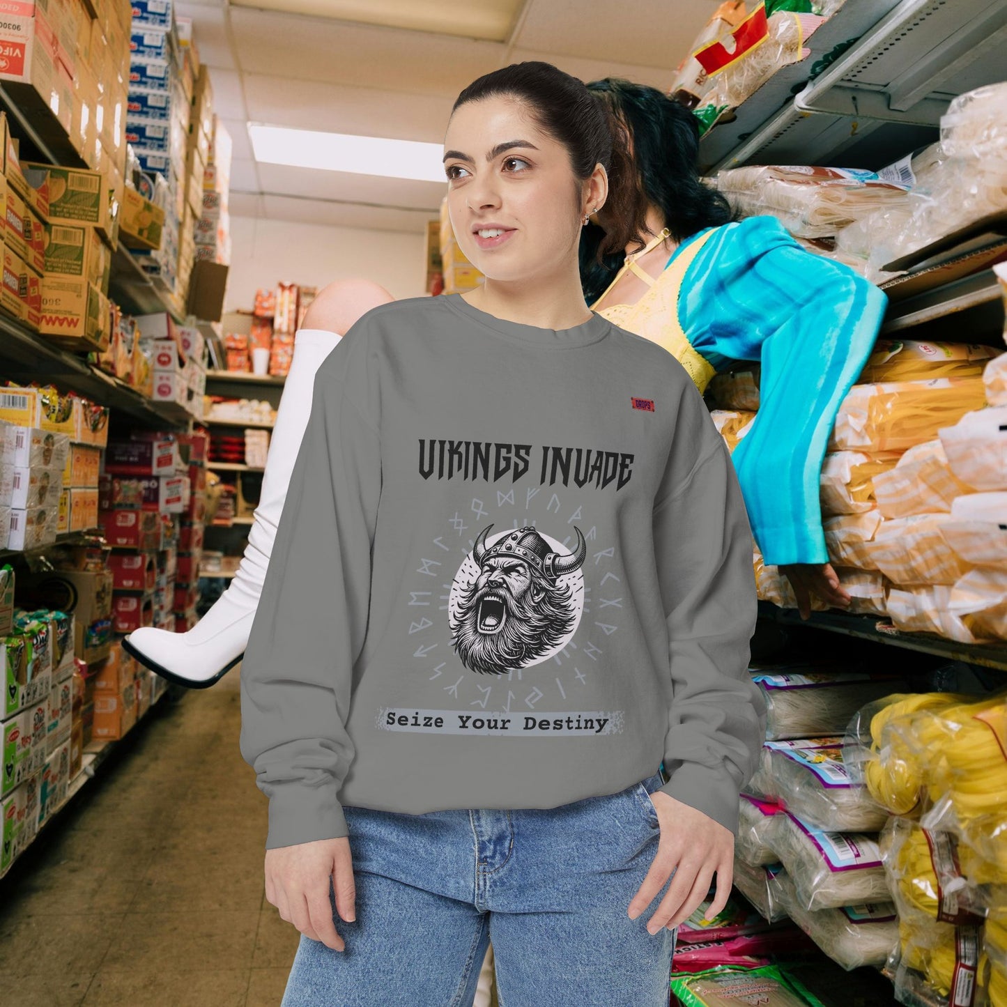 Unisex Garment-dyed Sweatshirt_ Series UWD 063_ Limited Edition Cozy Apparel for Adventurers by WesternWaves: