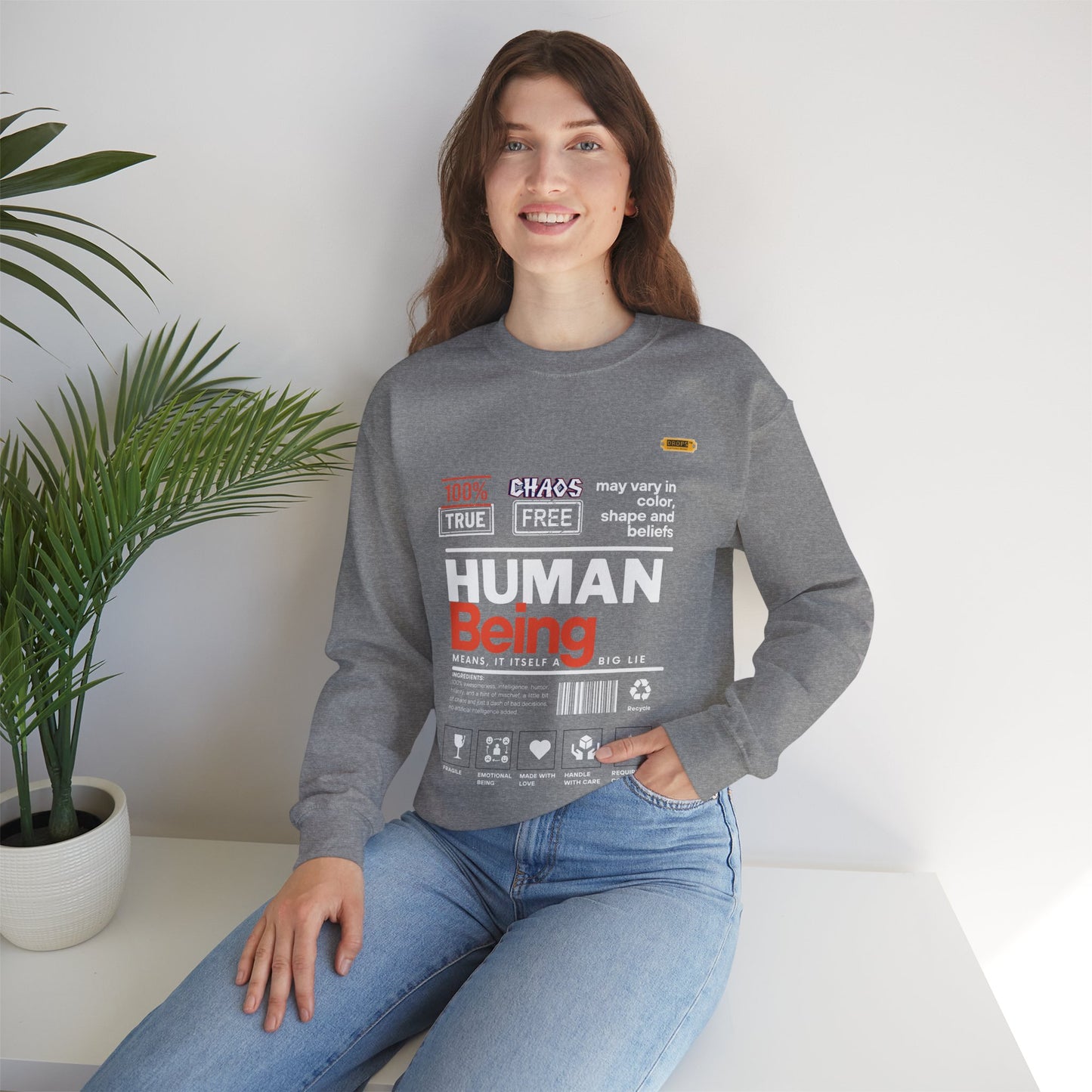 Unisex Heavy Blend™ Crewneck Sweatshirt_ N2 Series UHBCSS PT2WW019_ Limited Edition Pure Luxury By WesternWaves: