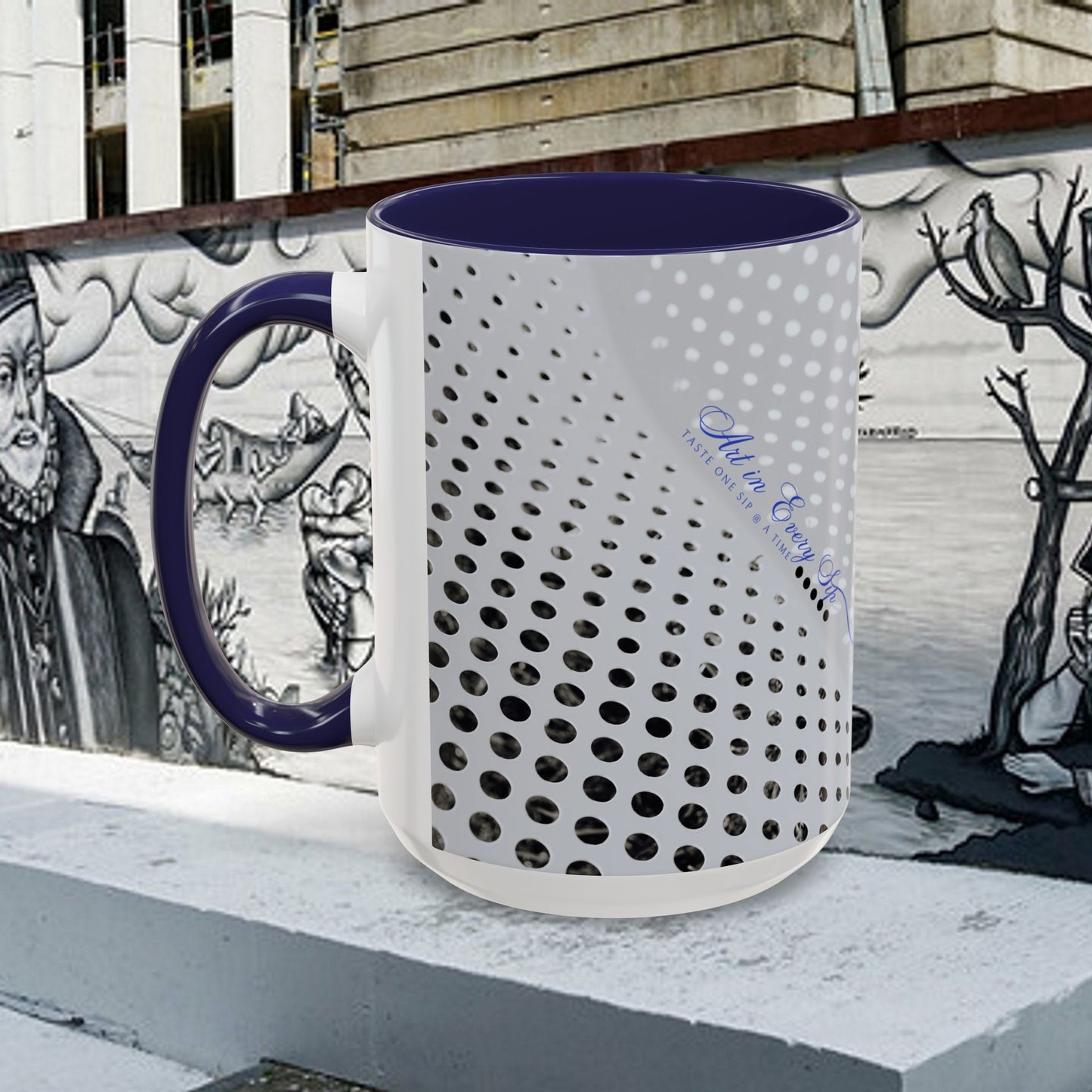 Accent Coffee Mug 11, 15oz_ N3+ Series ACM11OZ PT2WW020_ Limited Edition Perfect Blend of Style by WesternWaves: