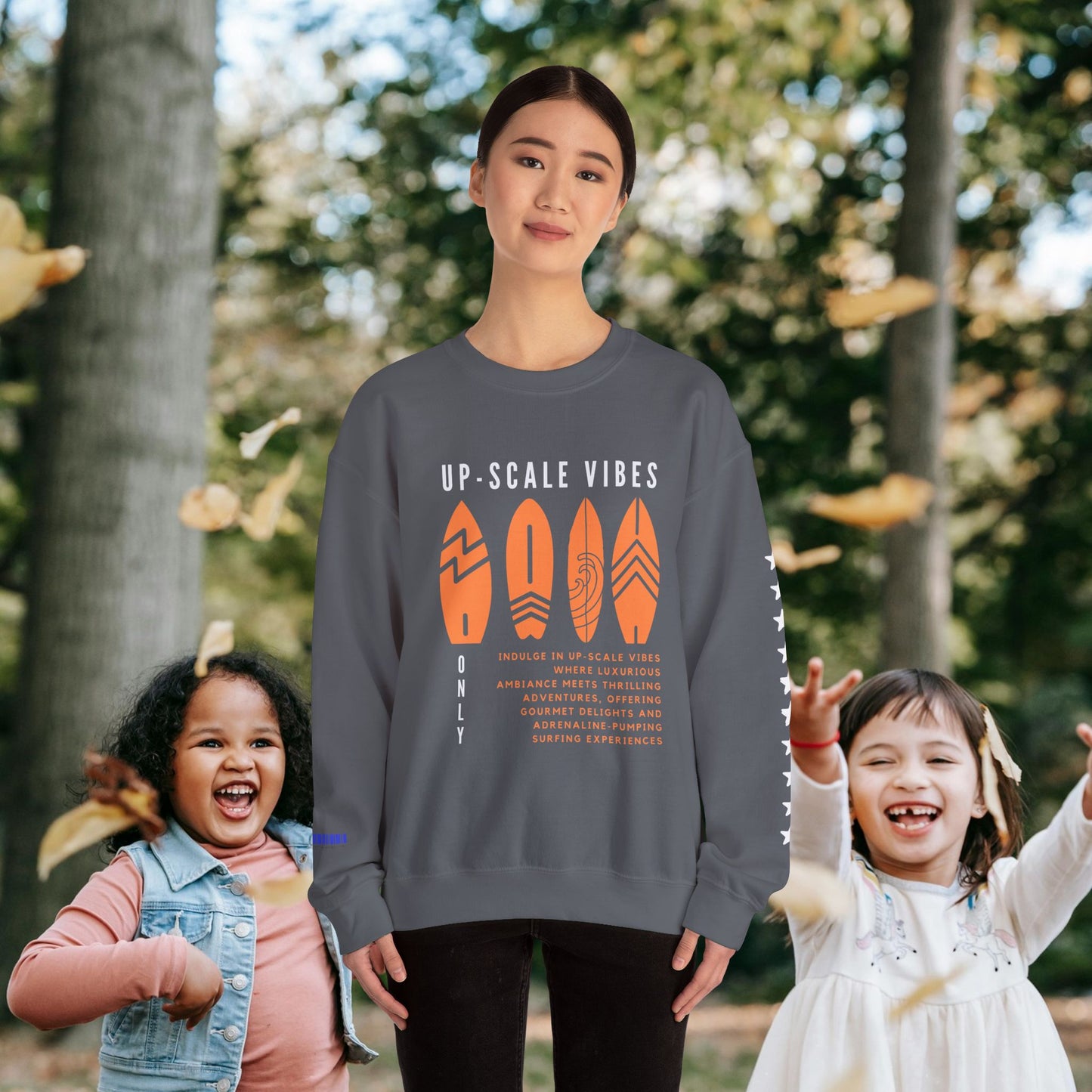 Unisex Heavy Blend™ Crewneck Sweatshirt_ N3+ Series UHBCSS PT2WW009_ Limited Edition Pure Luxury by WesternWaves: