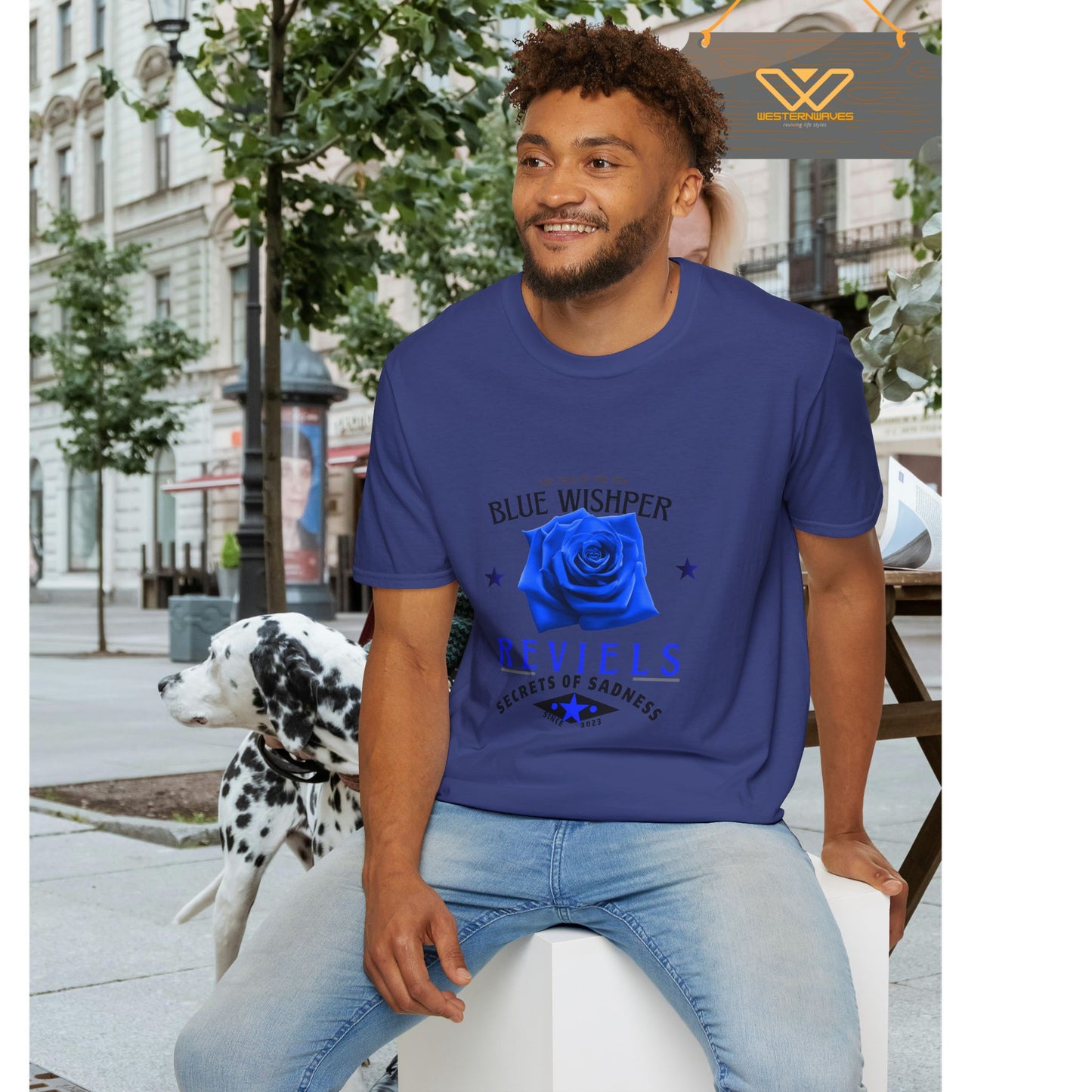 Unisex Softstyle T-Shirt_ N3+ Series USSTS FT2WW005_ Limited Edition Redefines & Relaxation by WesternWaves: