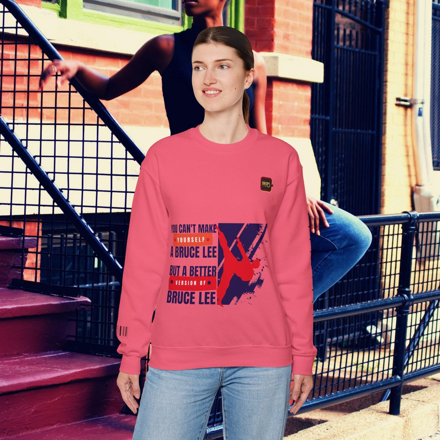 Unisex Heavy Blend™ Crewneck Sweatshirt_ N2 Sports Series UHBCSS PT2WW010_ Limited Edition ‘Zeztz’ Brand Sports Elements by WesternWaves: