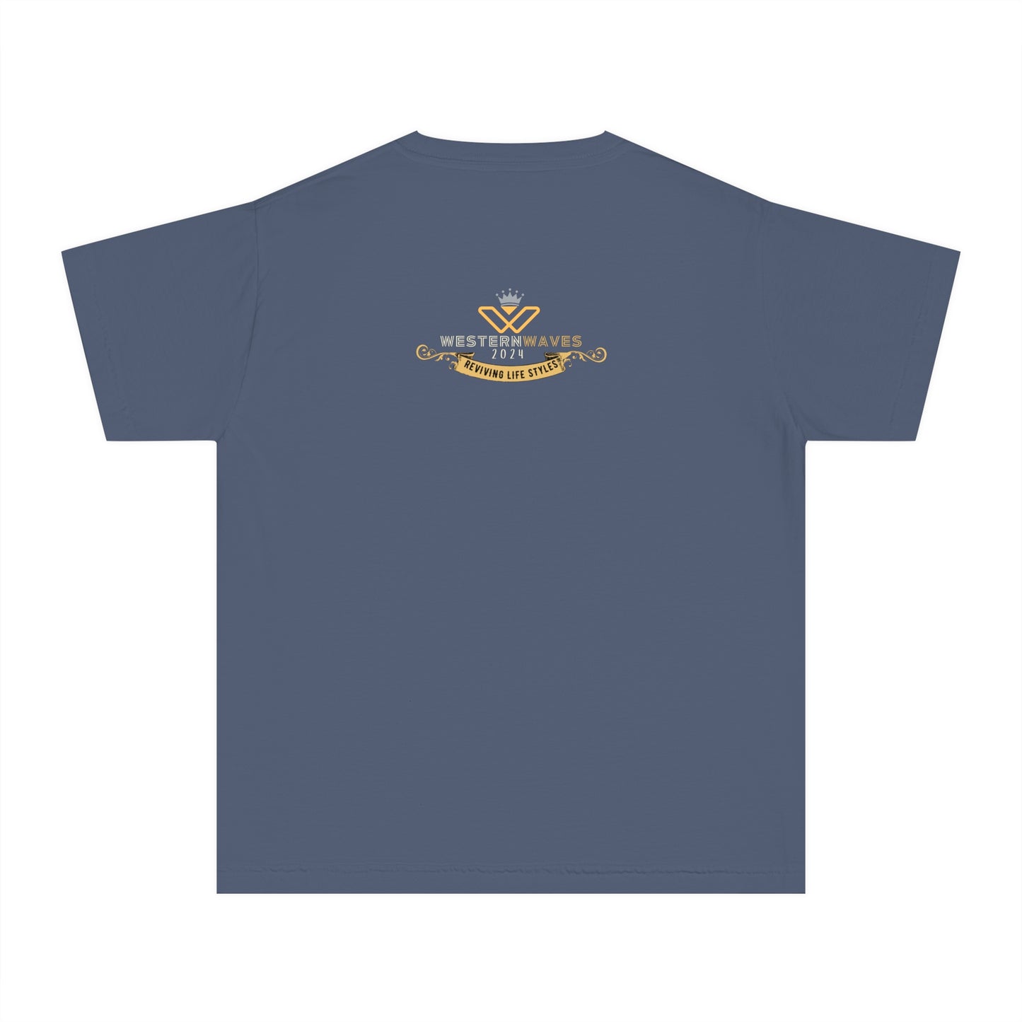 Youth Midweight Tee_ N2 Series YMT PT2WW004_ Limited Edition Durability & Lightweight Agility by WesternWaves: