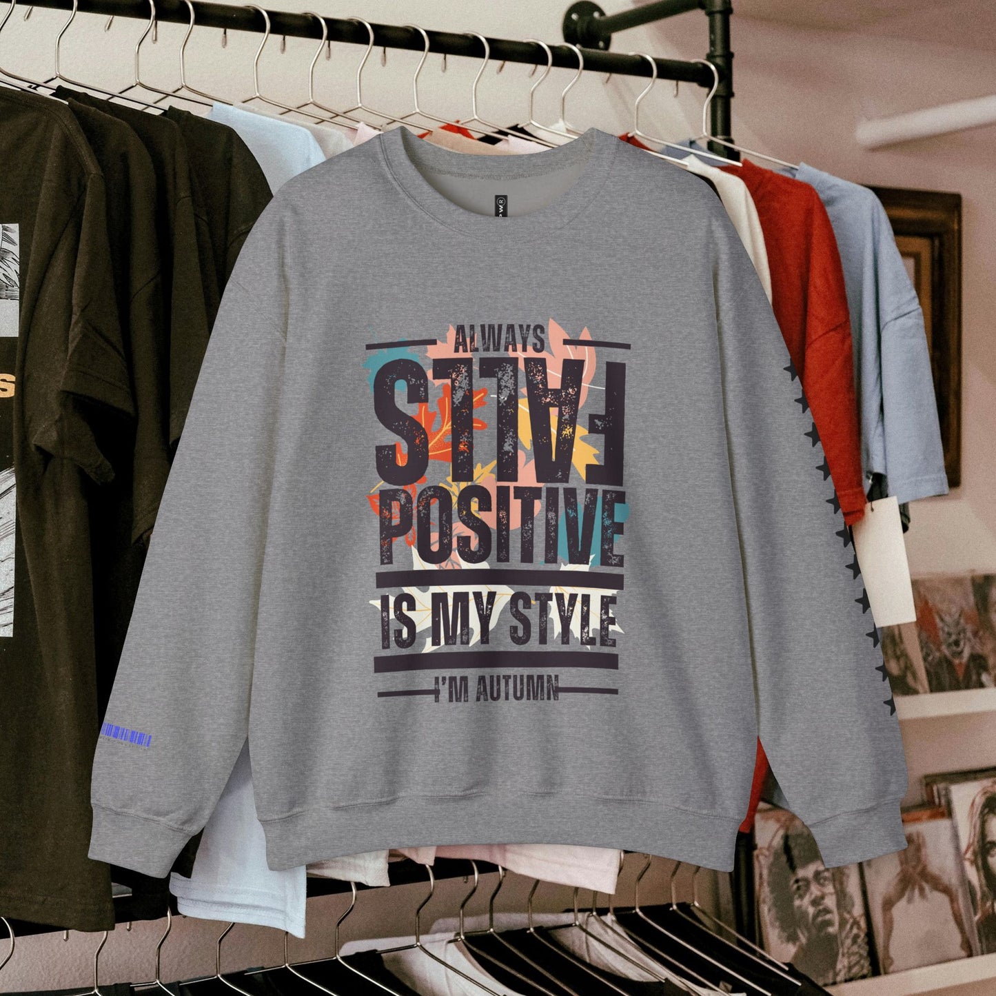 Unisex Heavy Blend™ Crewneck Sweatshirt_ N2+ Series UHBCSS PT2WW027_ Limited Edition Pure Luxury By WesternWaves: