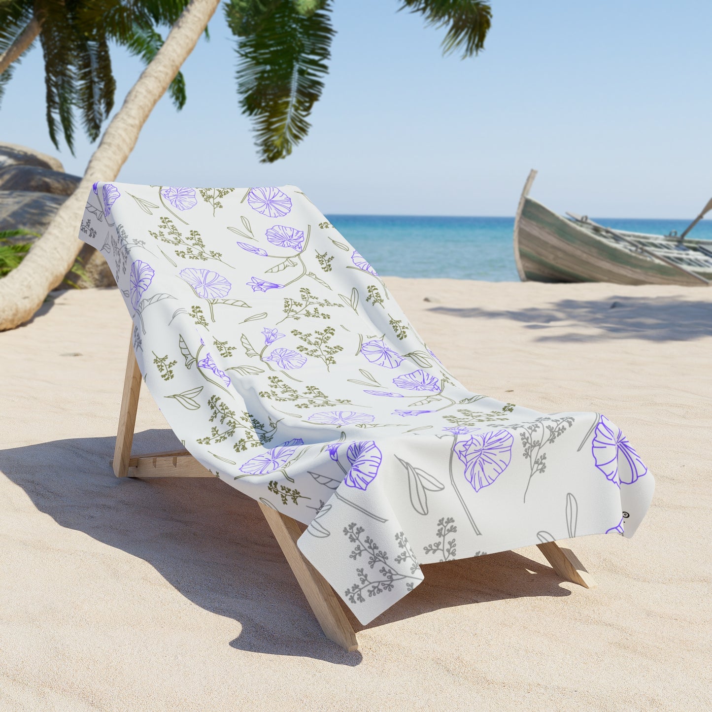 Beach Towel_ Luxurious Bliss by SPW_ N+ Series BTWL PT2WW 004_ Limited Edition by WesternWaves: