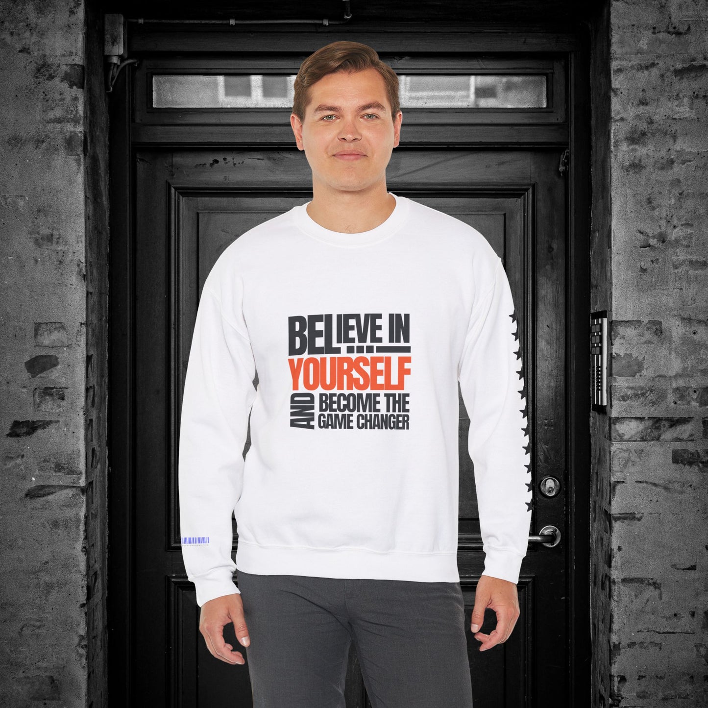 Unisex Heavy Blend™ Crewneck Sweatshirt_ N2+ Series UHBCSS PT2WW028_ Limited Edition Pure Luxury By WesternWaves:
