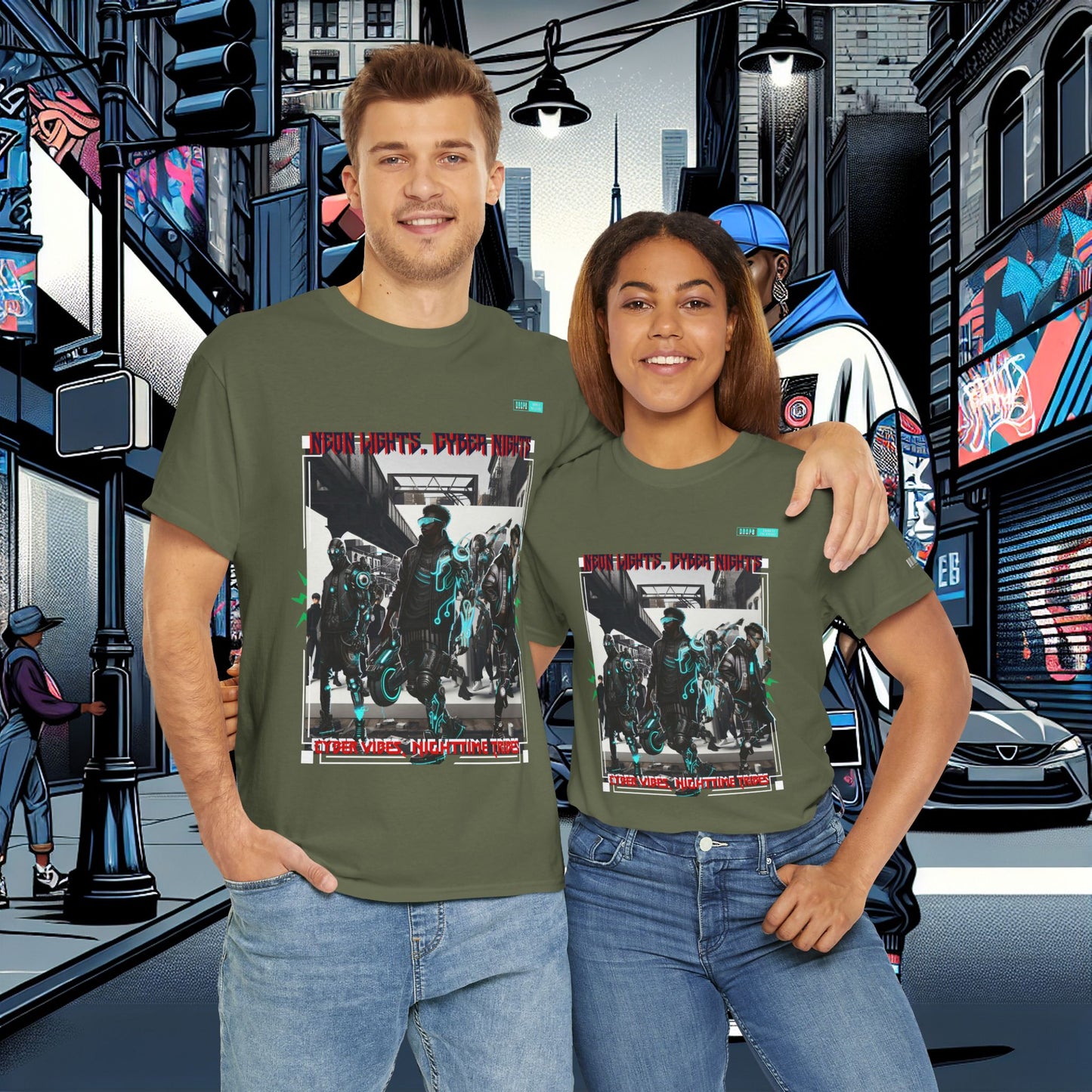 Unisex Heavy Cotton Tee_ N8+ Series USHOSTEE_ PT2WW003_ 01 Oct 2025_ Limited Edition Casual Wear by WesternWaves: