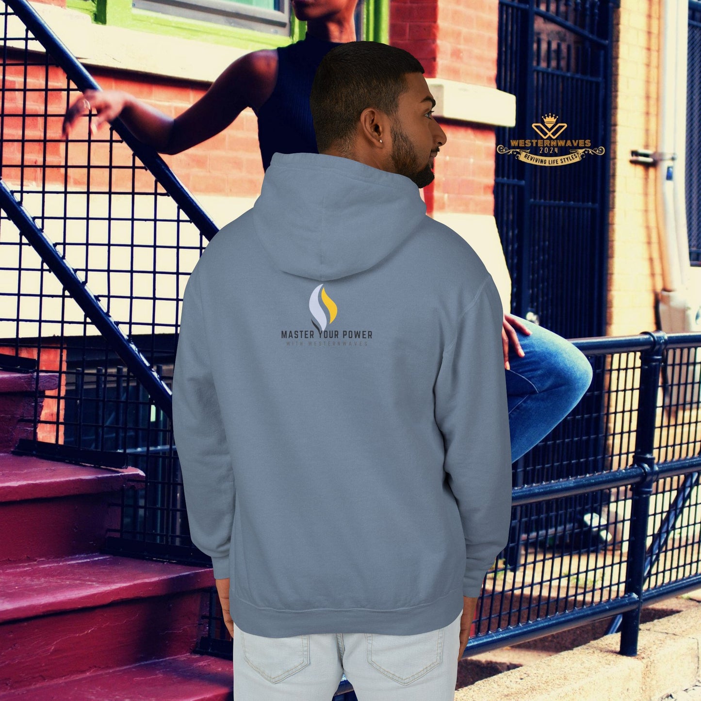 Unisex Lightweight Hooded Sweatshirt – N2+ Series USLWHSS PT2WW011_ Limited Edition Crafted Comfort by WesternWaves: