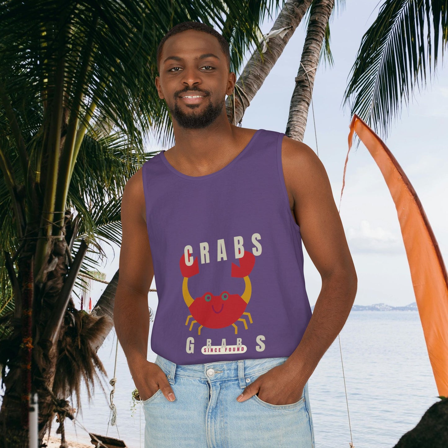 Unisex Garment-Dyed Tank Top_ N2+ Series USGDTT PT2WW012_ Limited Edition Comfort & Style by WesternWaves: