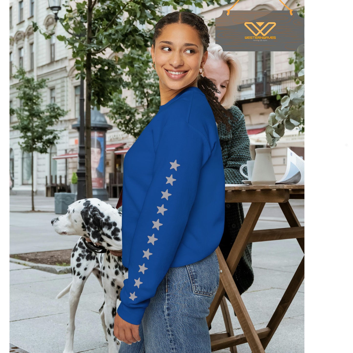 Unisex Heavy Blend™ Crewneck Sweatshirt_ N2+ Series UHBCSS PT2WW037_ Limited Edition Pure Luxury By WesternWaves: