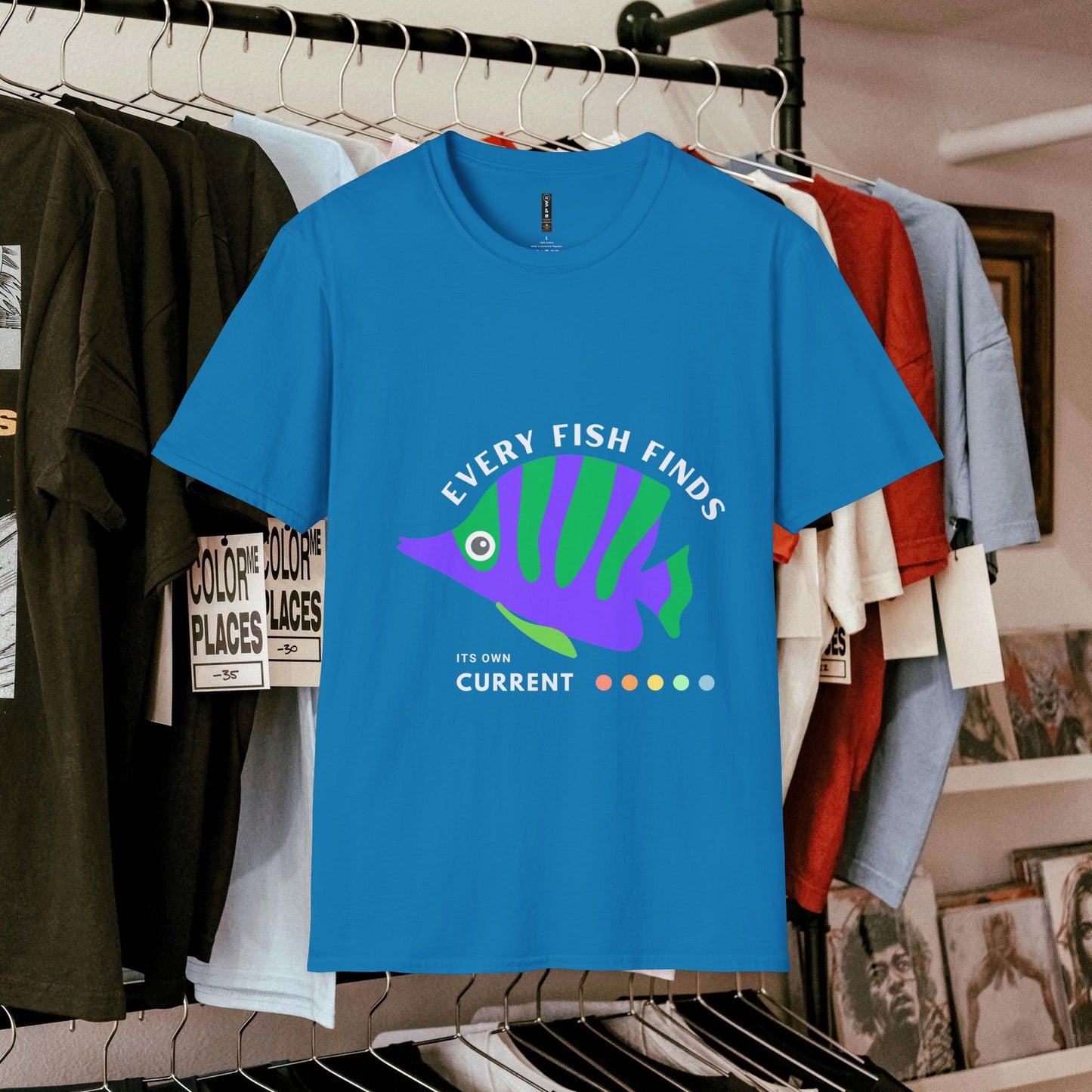 Unisex Softstyle T-Shirt_ N+ Series USSTS FT2WW010_ Limited Edition by WesternWaves: