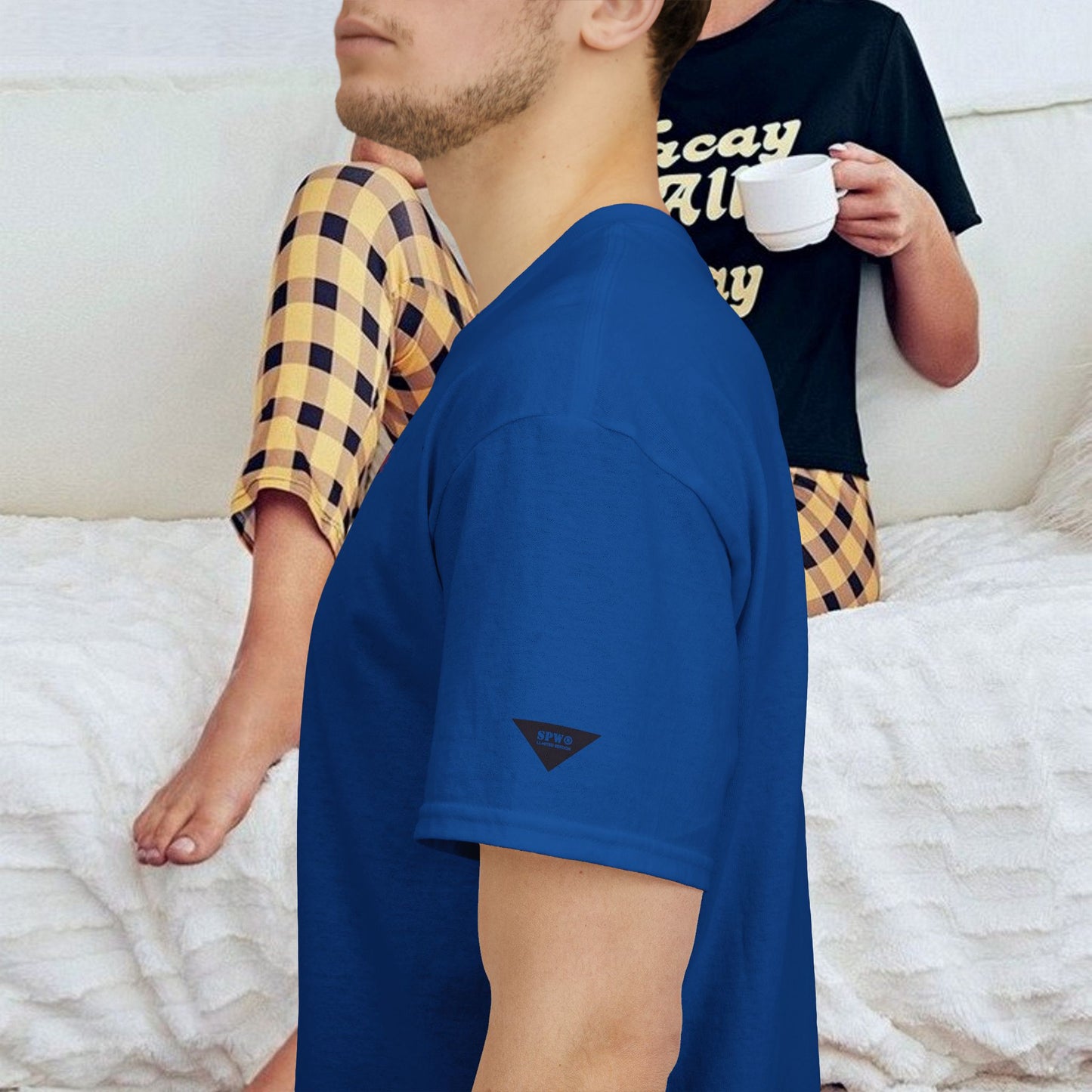 Unisex Heavy Cotton Tee_ 20 July 2025_ Limited Edition Unique Summer Wear_ by WesternWaves: