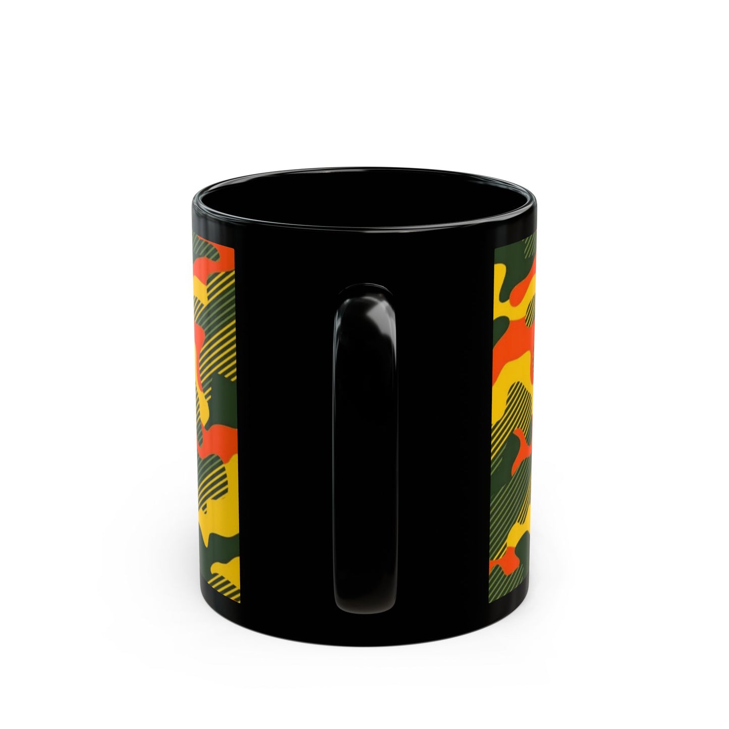 Black Mug (11oz, 15oz)_ N+ Series CBM PT2WW006_ Limited Edition Black Ceramic Mug by WesternWaves