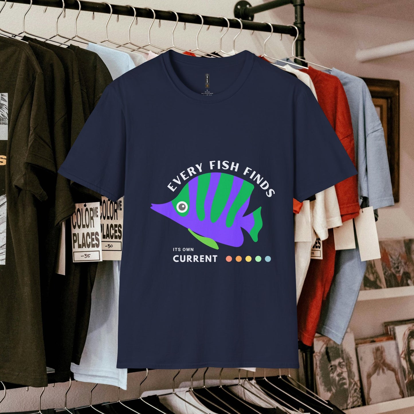 Unisex Softstyle T-Shirt_ N+ Series USSTS FT2WW010_ Limited Edition by WesternWaves: