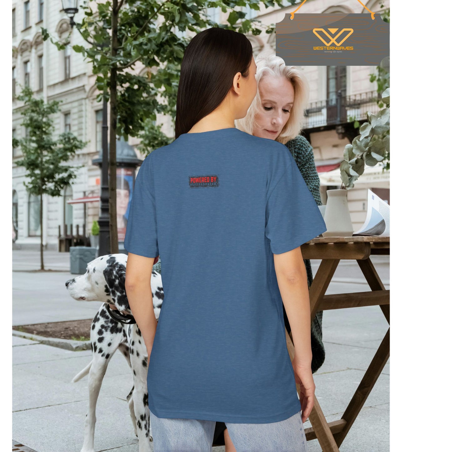 Unisex Sueded T-shirt_ 28 June 2025_ Limited Edition Summer Festivities, by WesternWaves: