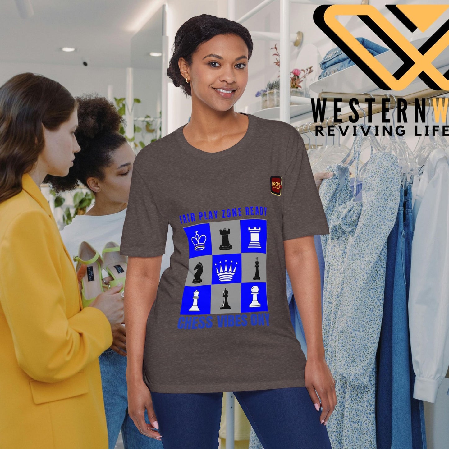 Unisex District® Re-Tee®_ N Series USDRR_ PT2WW001_ Sustainable Style by WesternWaves: