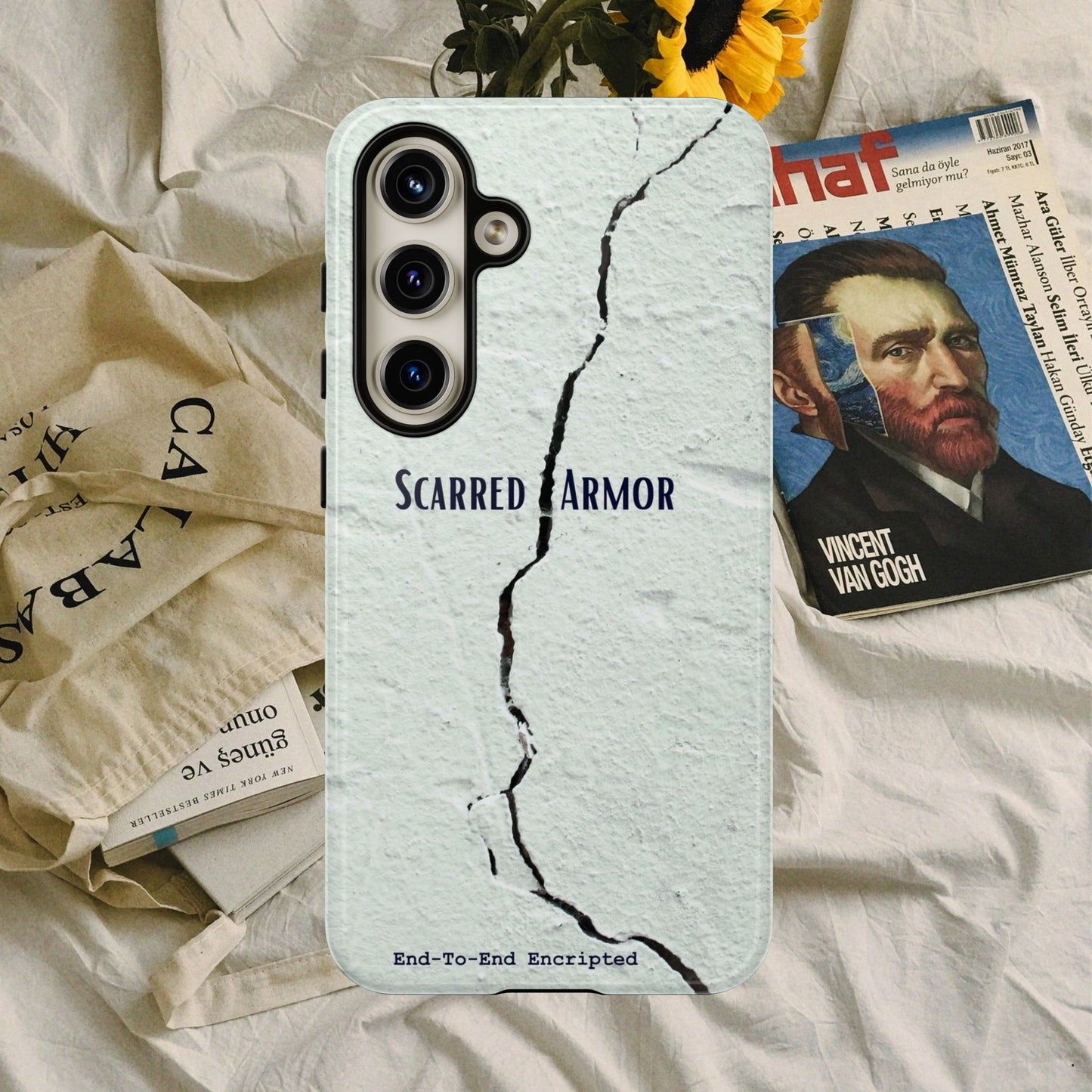 Tough Cases_ Samsung Galaxy Phone Case_ Series N8+ TCPCASE PT2WW003_ Limited Edition Scarred Armor Design Samsung Galaxy Phone Cases by WesternWaves: