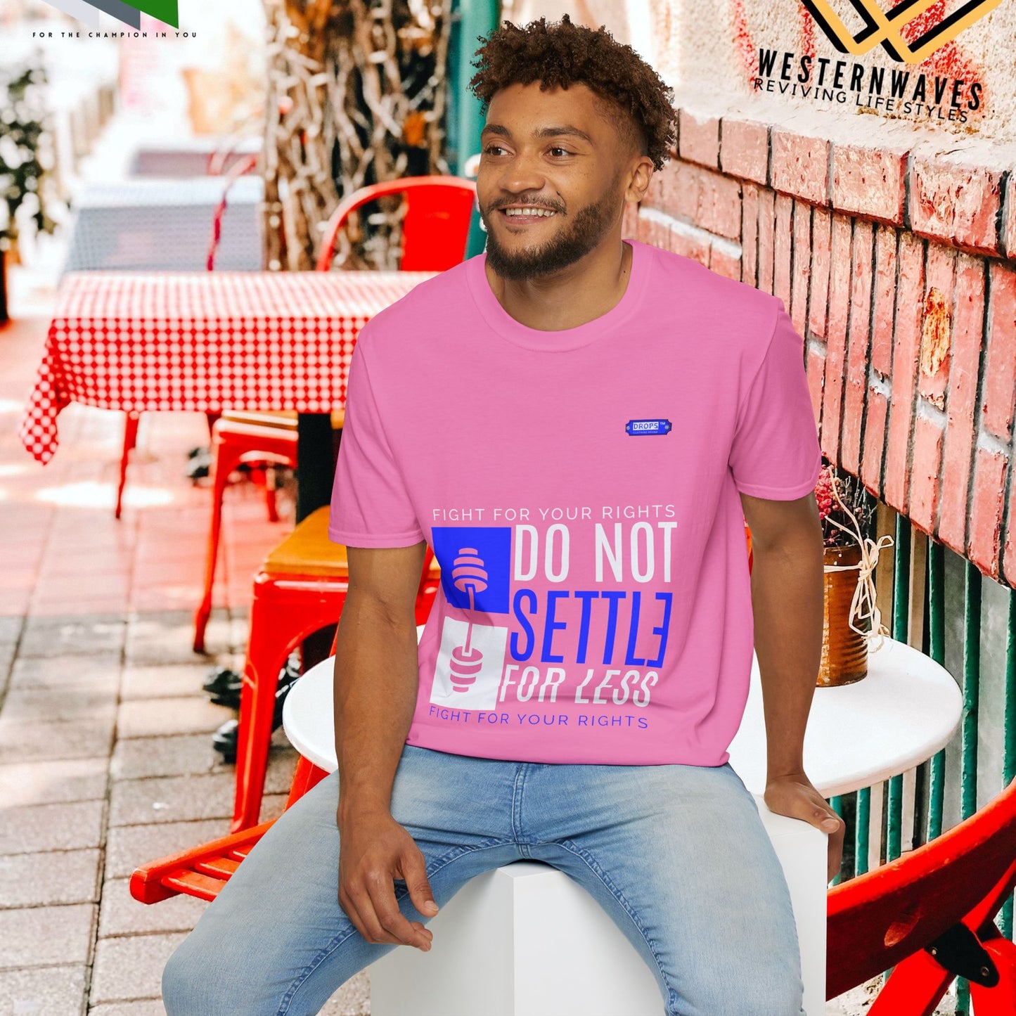 Unisex Softstyle T-Shirt_ N2 Series SPW USSTS FT2WW009_ Redefine Relaxation Limited Edition by WesternWaves: