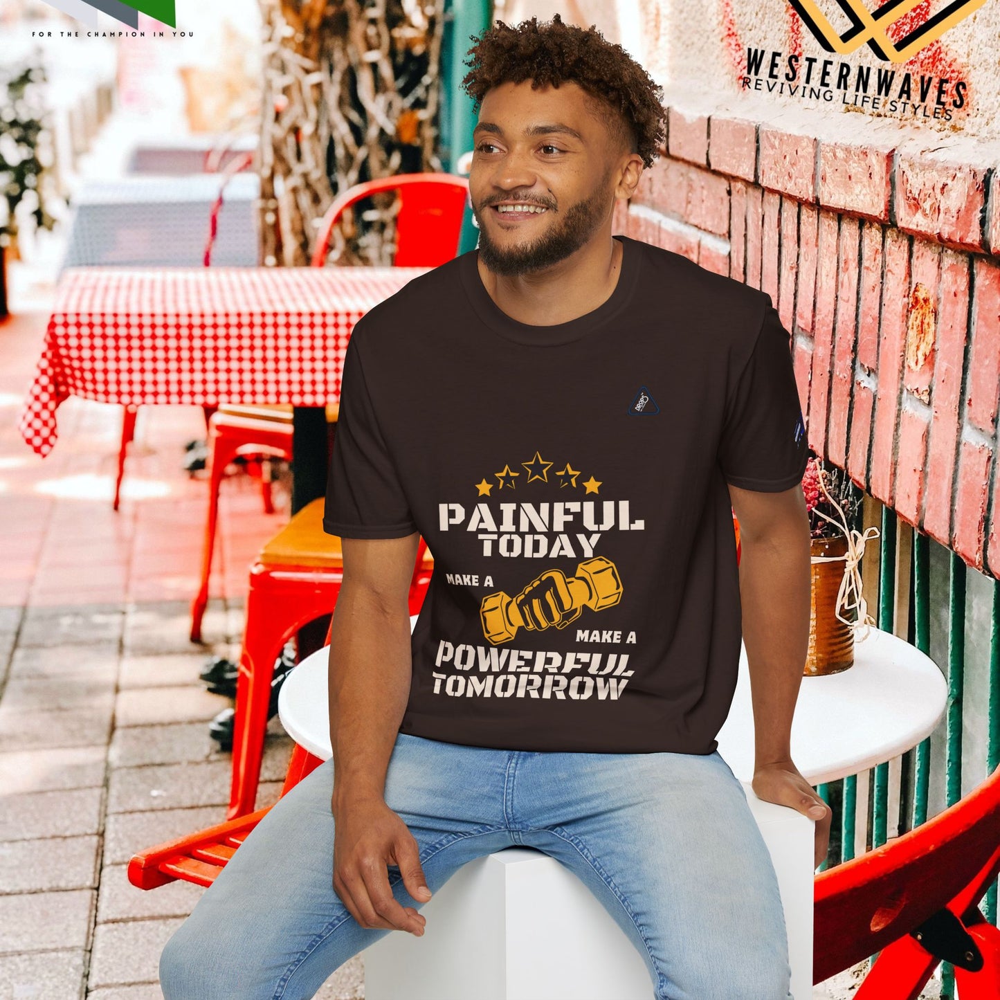 Unisex Softstyle T-Shirt_ N2+ Series SPW USSTS FT2WW008_ Redefine Relaxation Limited Edition by WesternWaves: