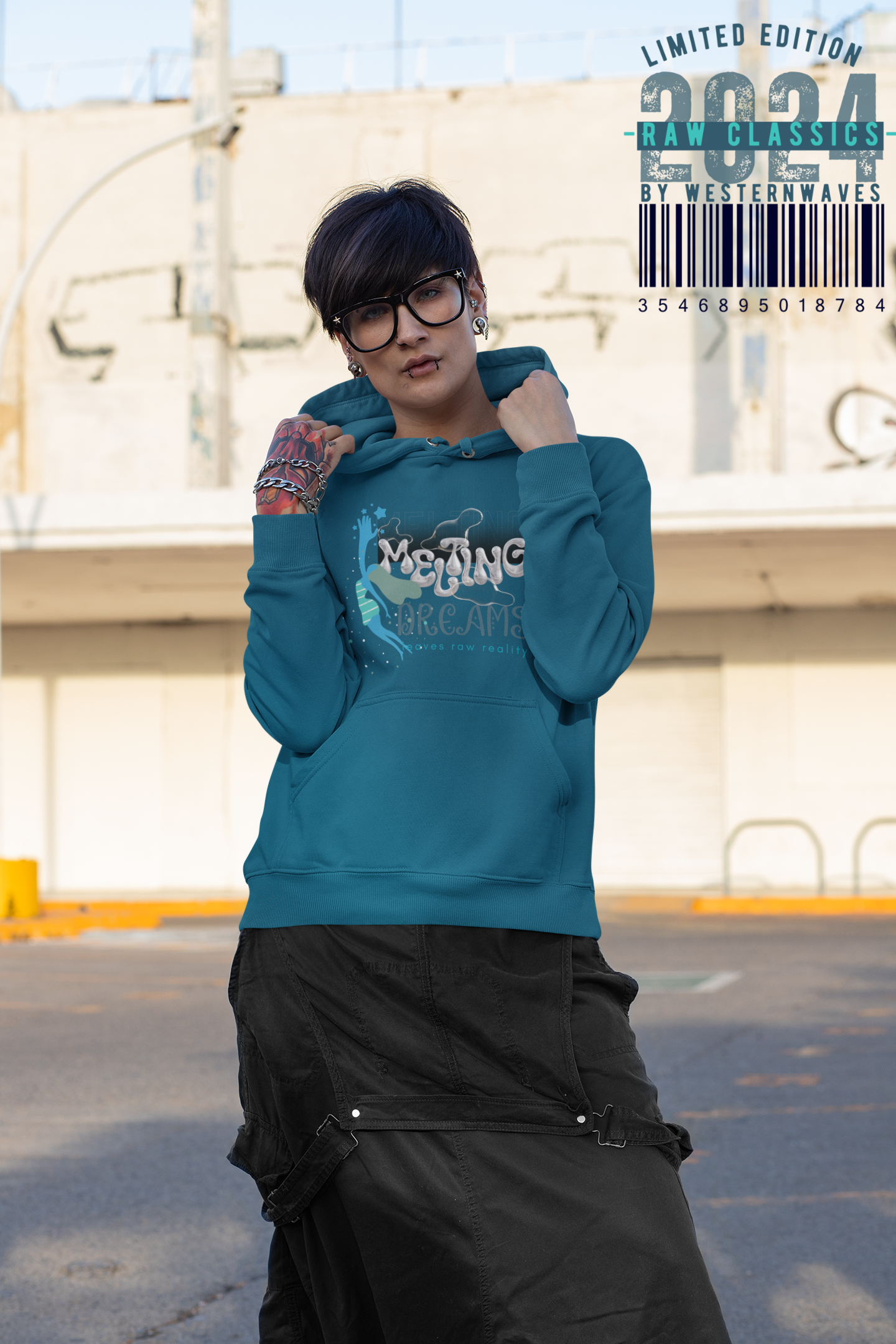 Unisex Heavy Blend™ Hooded Sweatshirt_ N3+ Series USHBHSS PT2WW006_ Limited Edition Pinnacle of Comfort & Style by WesternWaves: