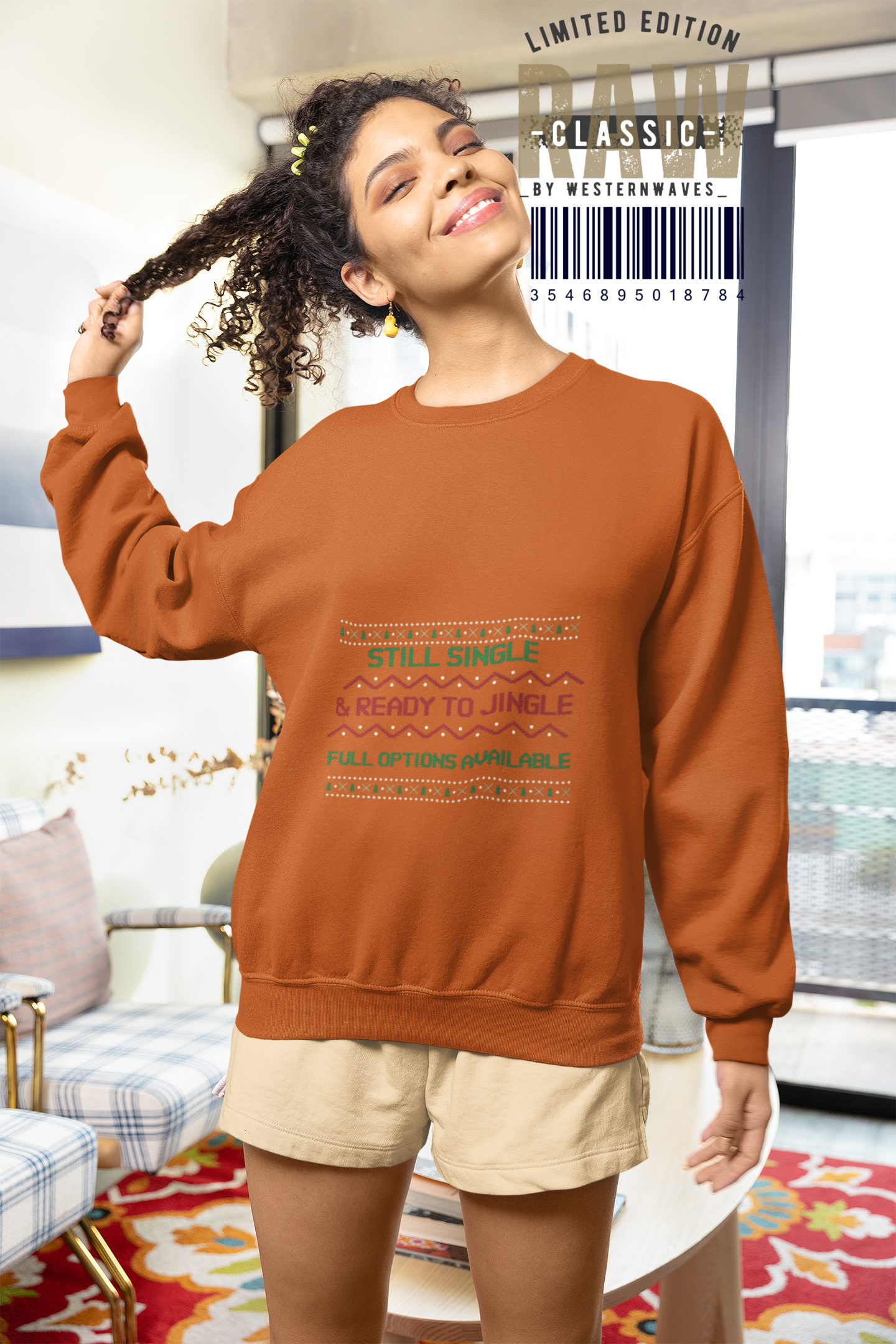 Softstyle Fleece Sweatshirt - N3+ Series SSFSS PT2WW001_ Limited Edition Cozy, Eco-Friendly, Unisex product by WesternWaves: