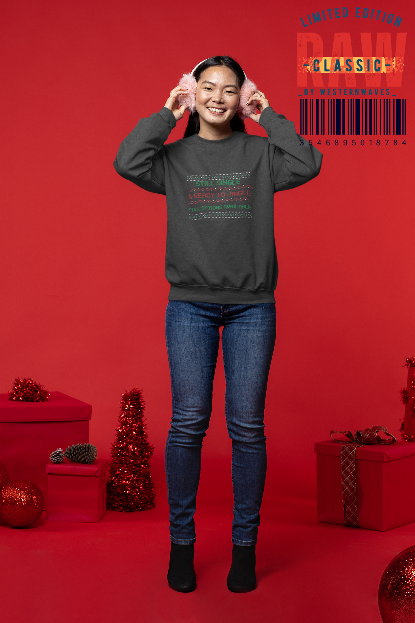 Softstyle Fleece Sweatshirt - N3+ Series SSFSS PT2WW001_ Limited Edition Cozy, Eco-Friendly, Unisex product by WesternWaves: