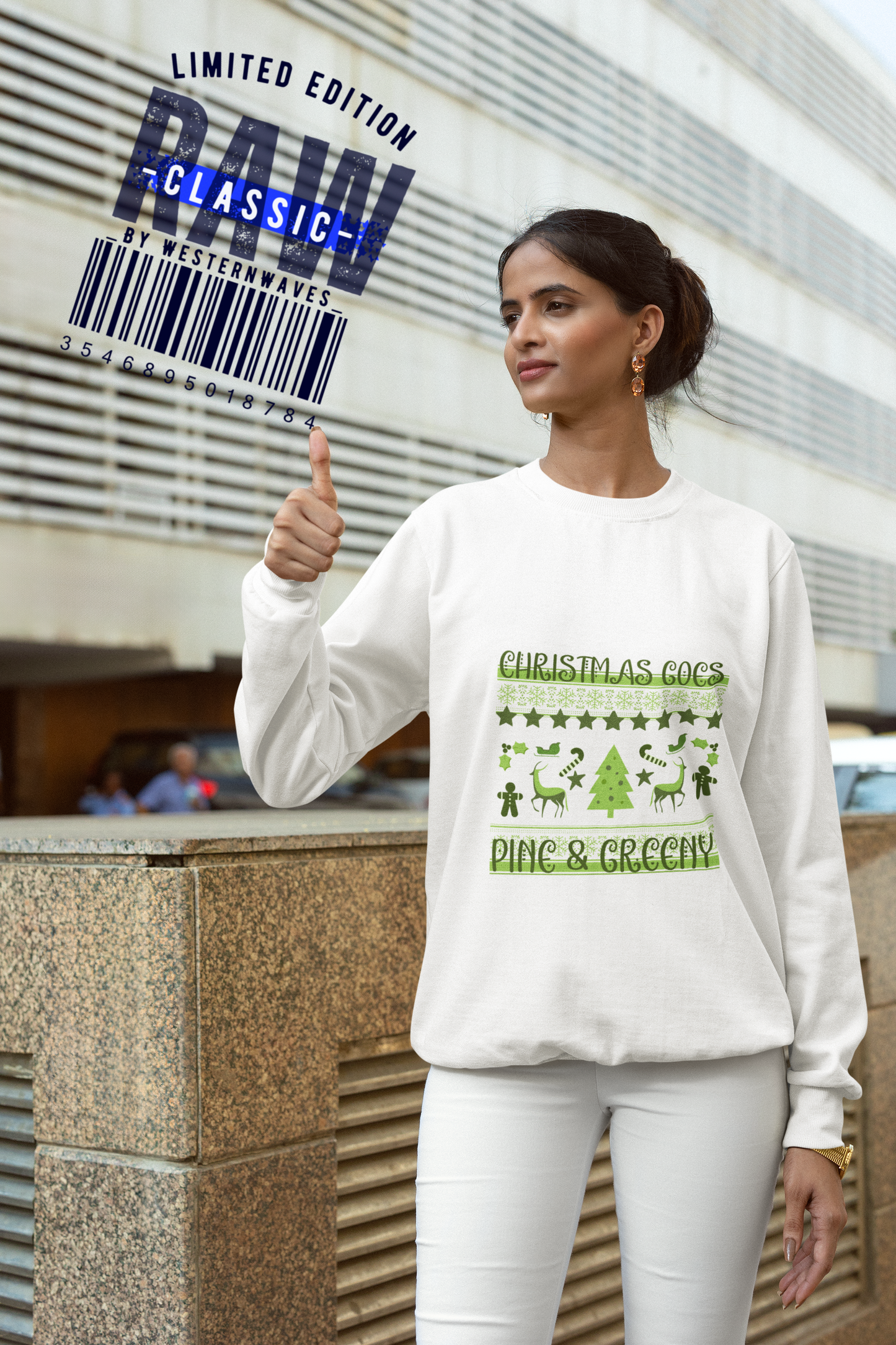Unisex Lightweight Crewneck Sweatshirt_ N3+ Series ULWCSS PT2WW012_ Limited Edition Unparalleled Quality by WesternWaves: