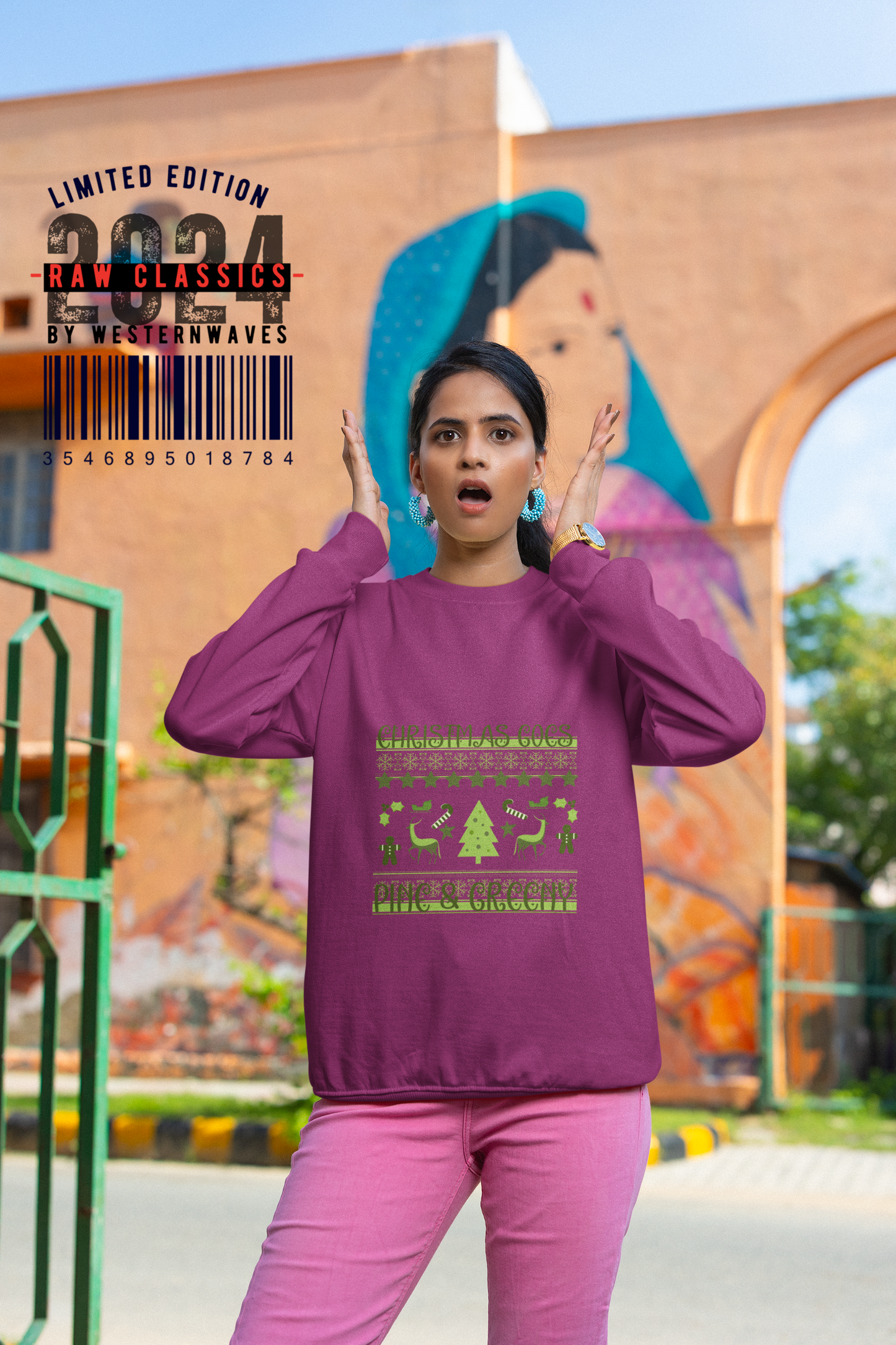 Unisex Lightweight Crewneck Sweatshirt_ N3+ Series ULWCSS PT2WW012_ Limited Edition Unparalleled Quality by WesternWaves: