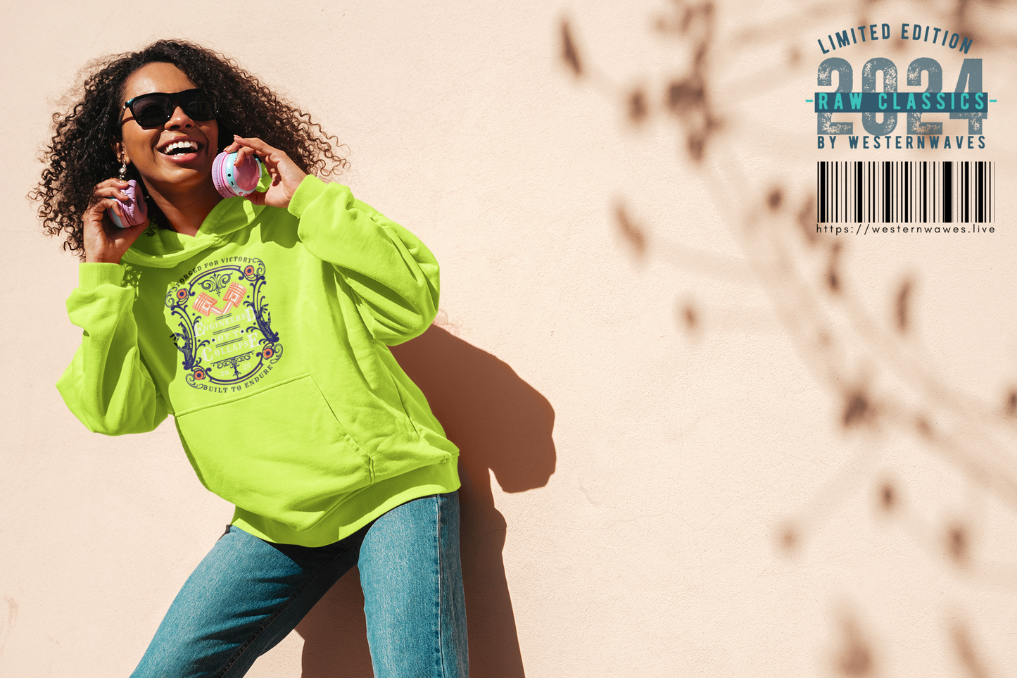 Unisex College Hoodie_ N3+ Series SCH PT2WW004_ Limited Edition Timeless Unisex Design by WesternWaves: