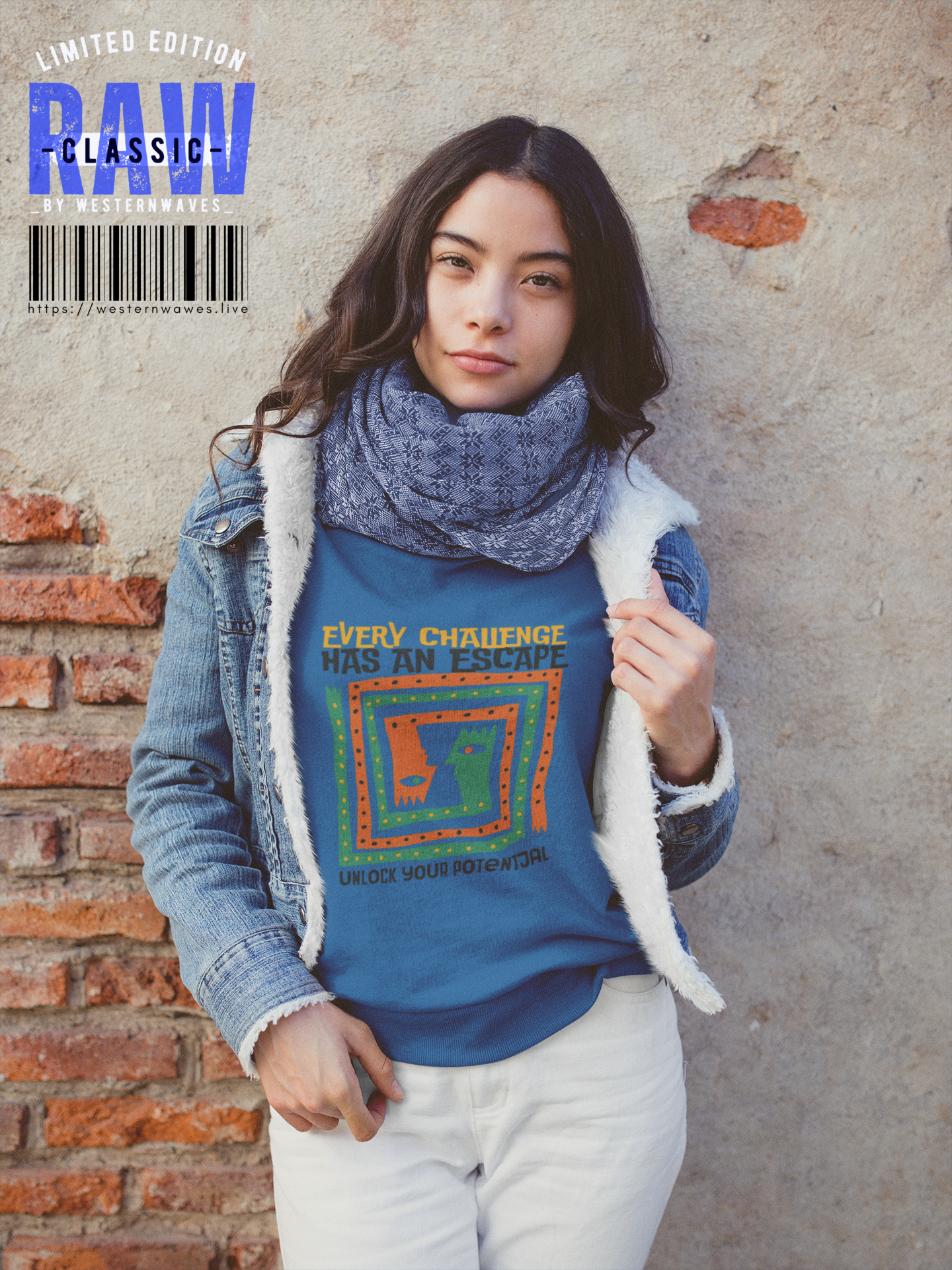 Unisex Lightweight Hooded Sweatshirt – N3+ Series USLWHSS PT2WW014_ Limited Edition Crafted Comfort by WesternWaves: